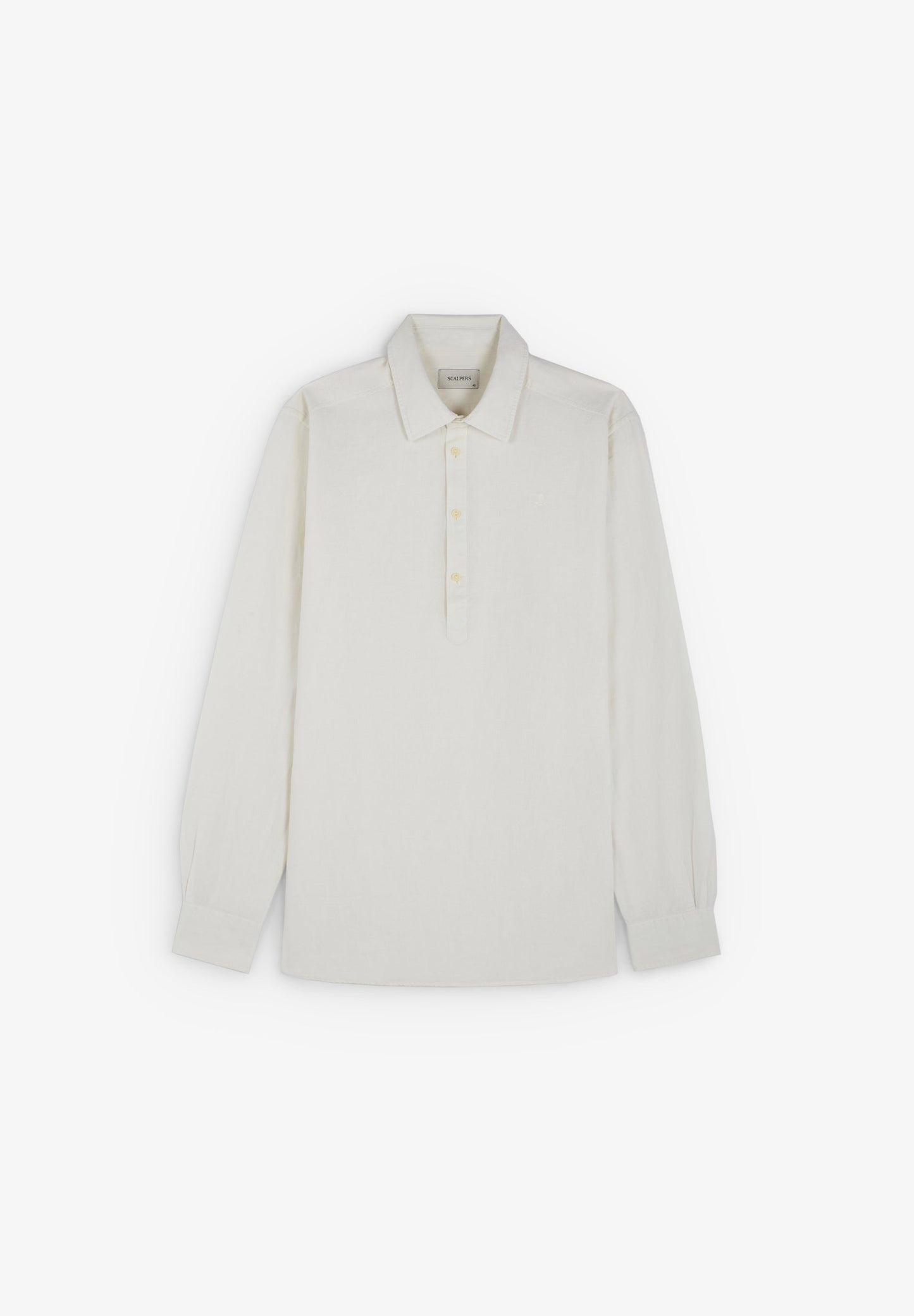 LINEN BLEND POLERA SHIRT