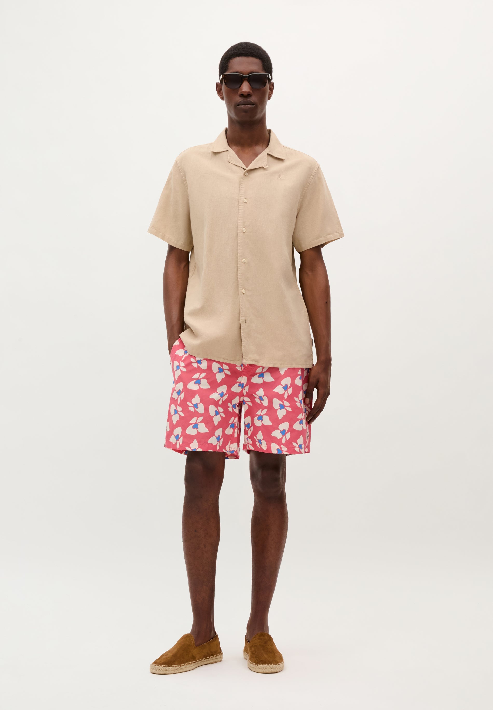 FLORAL PRINT SWIMMING TRUNKS