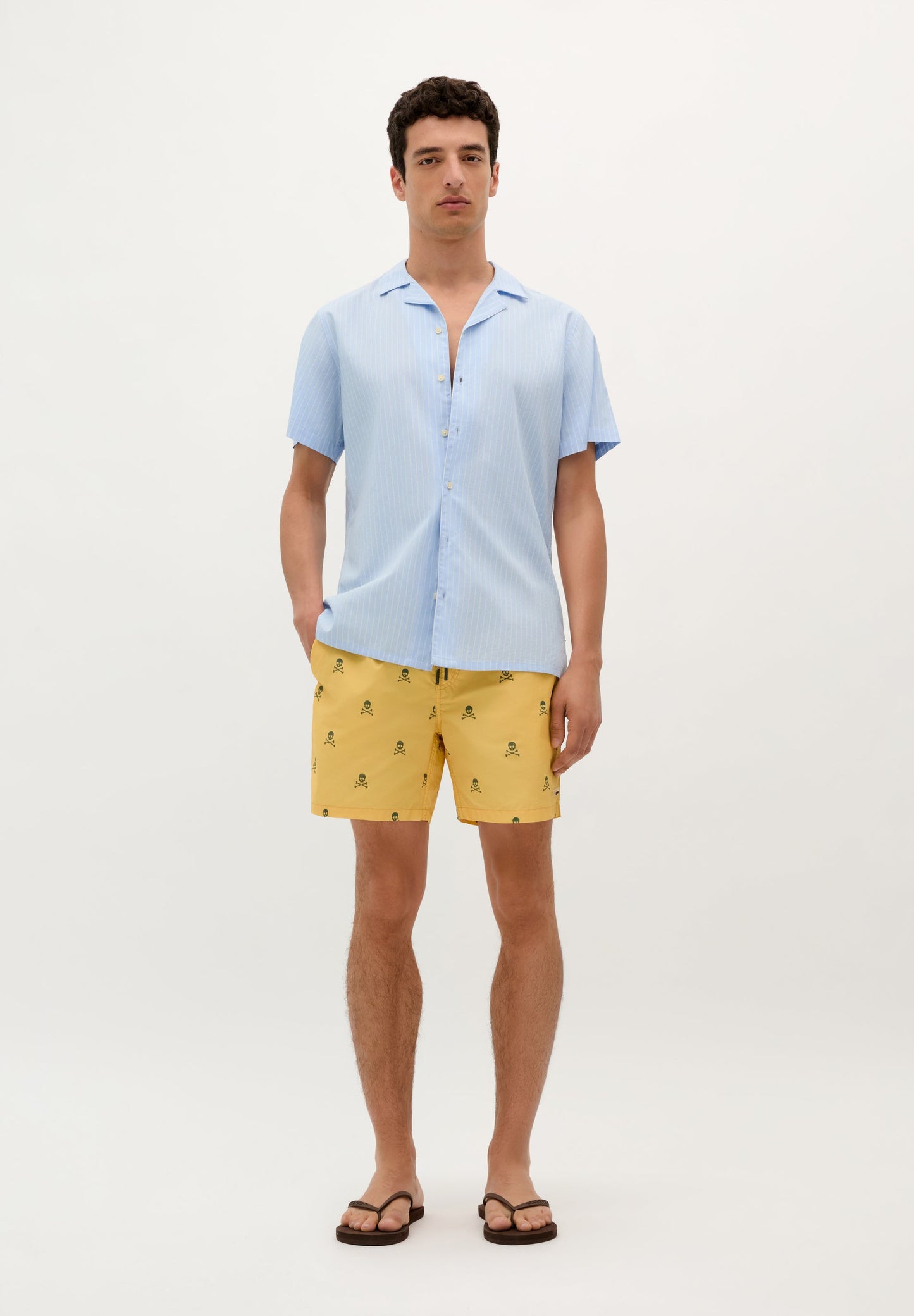 SWIMMING TRUNKS WITH SKULL