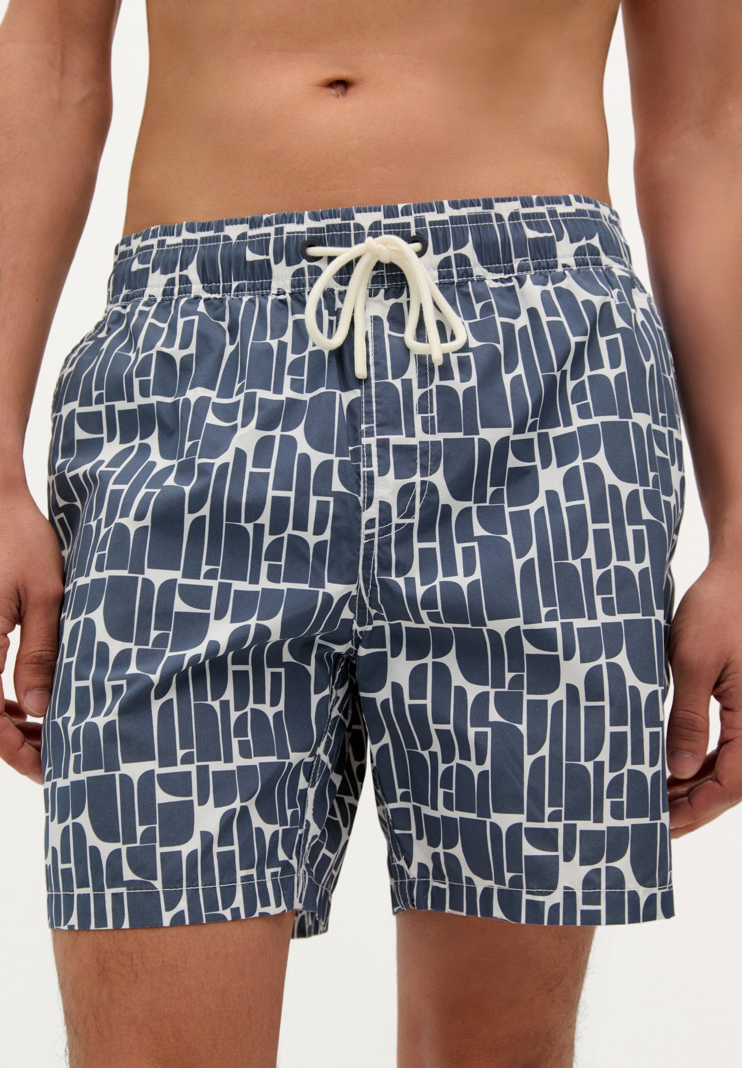 INDIGO PRINT SWIMMING TRUNKS