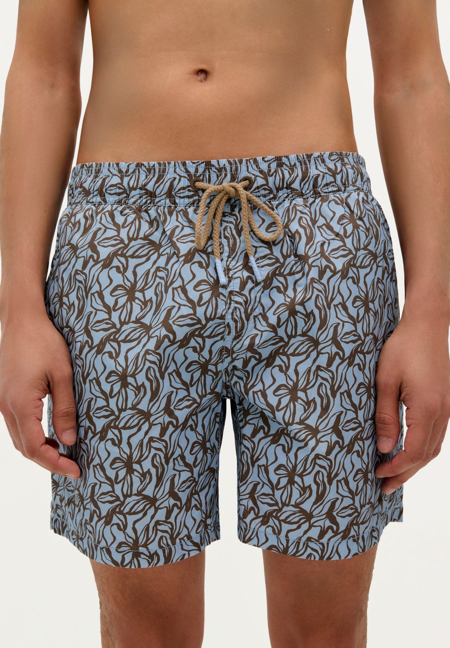 SWIMMING TRUNKS WITH MALIBU PRINT