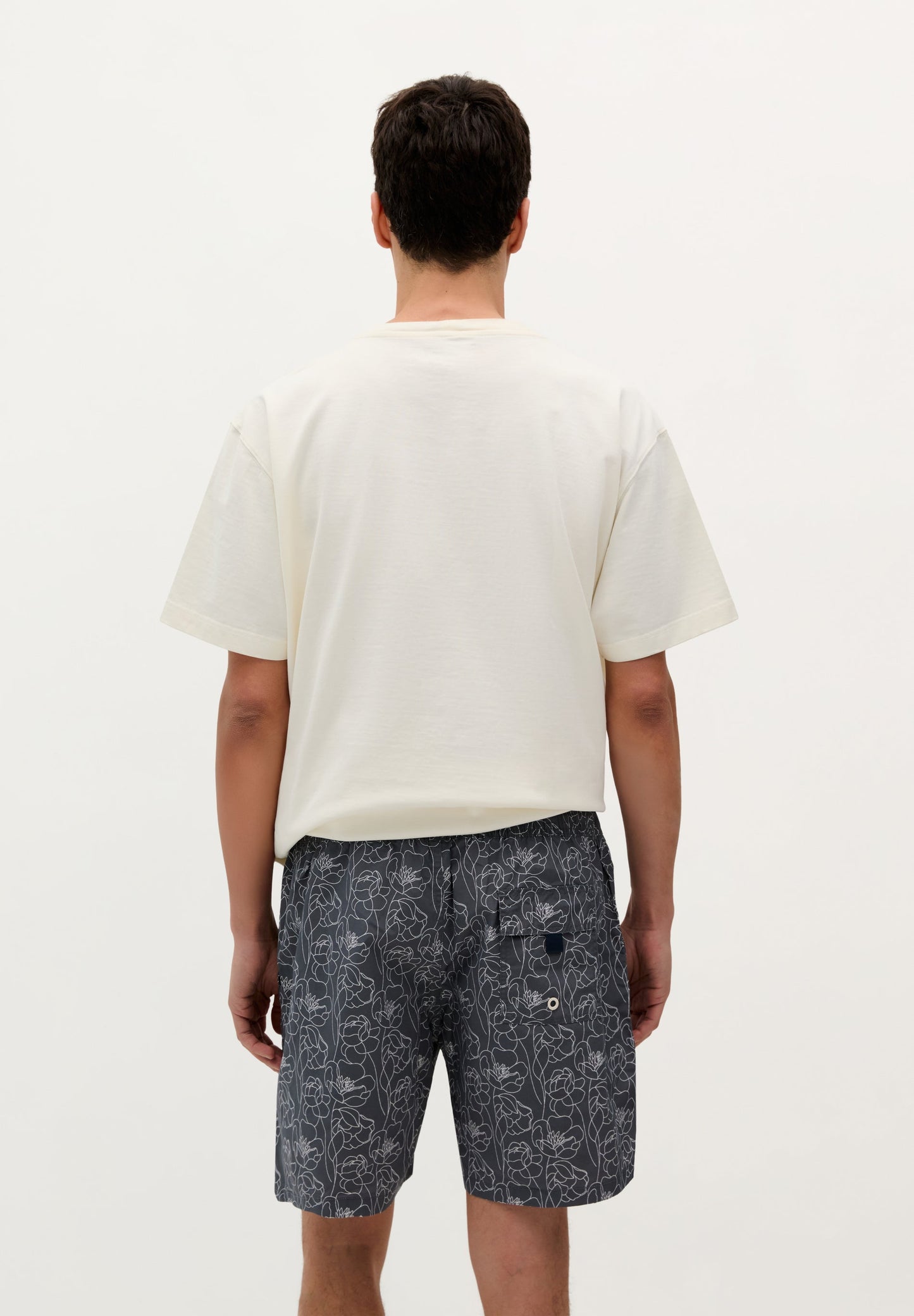 POPPY PRINTED SWIMMING TRUNKS