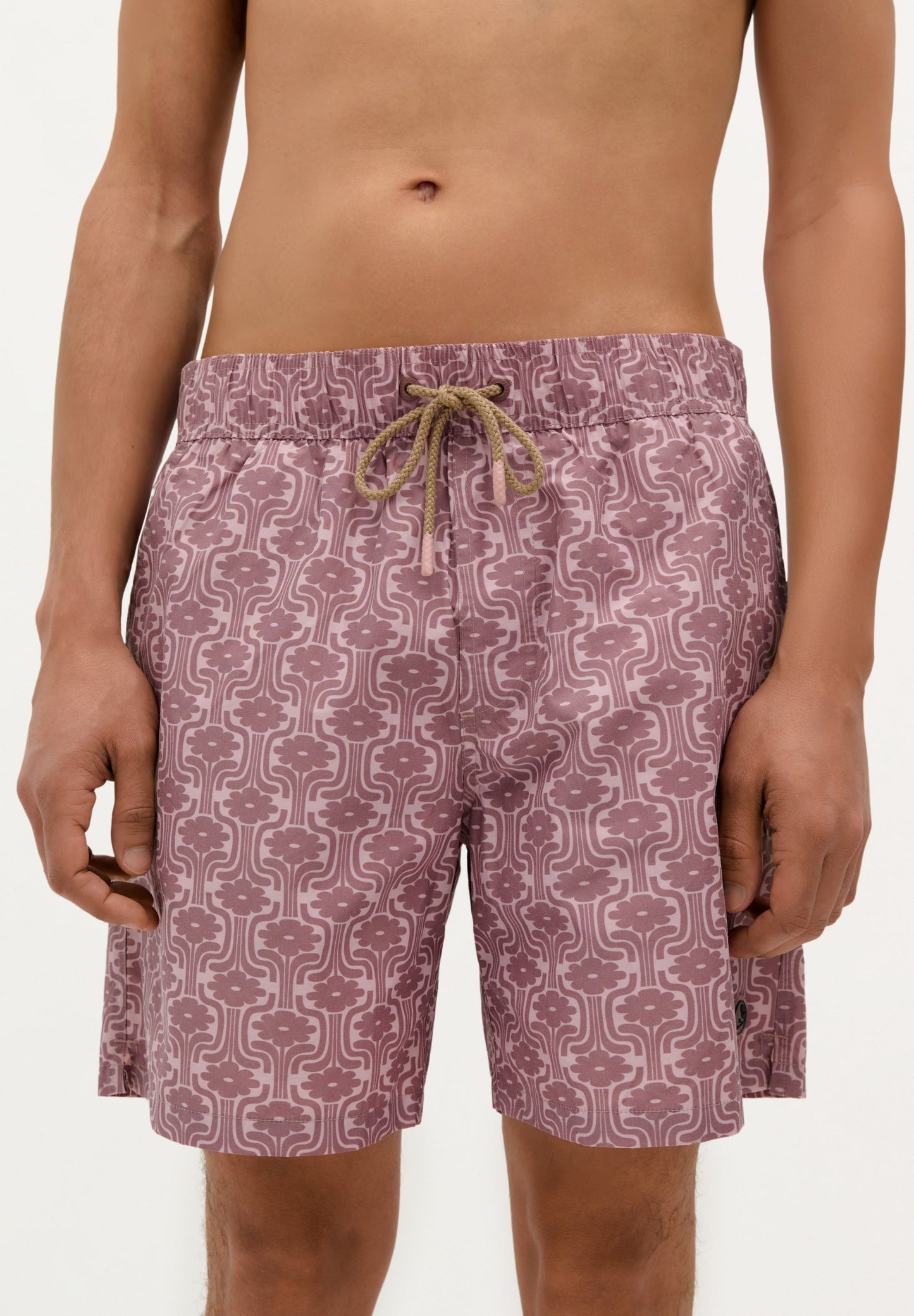 FLORAL MOTIF SWIMMING TRUNKS