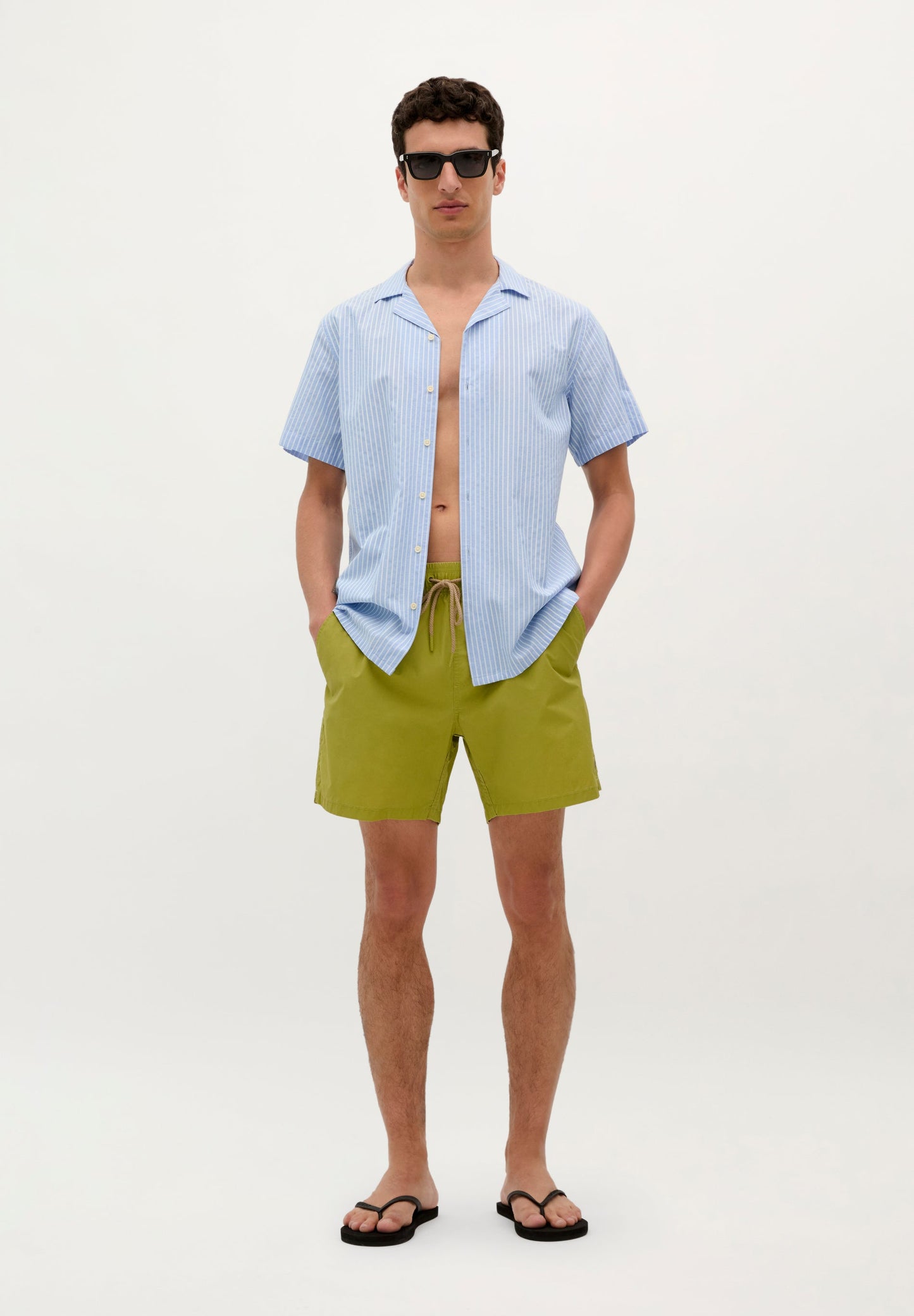 SWIMMING TRUNKS WITH PLAIN LOGO