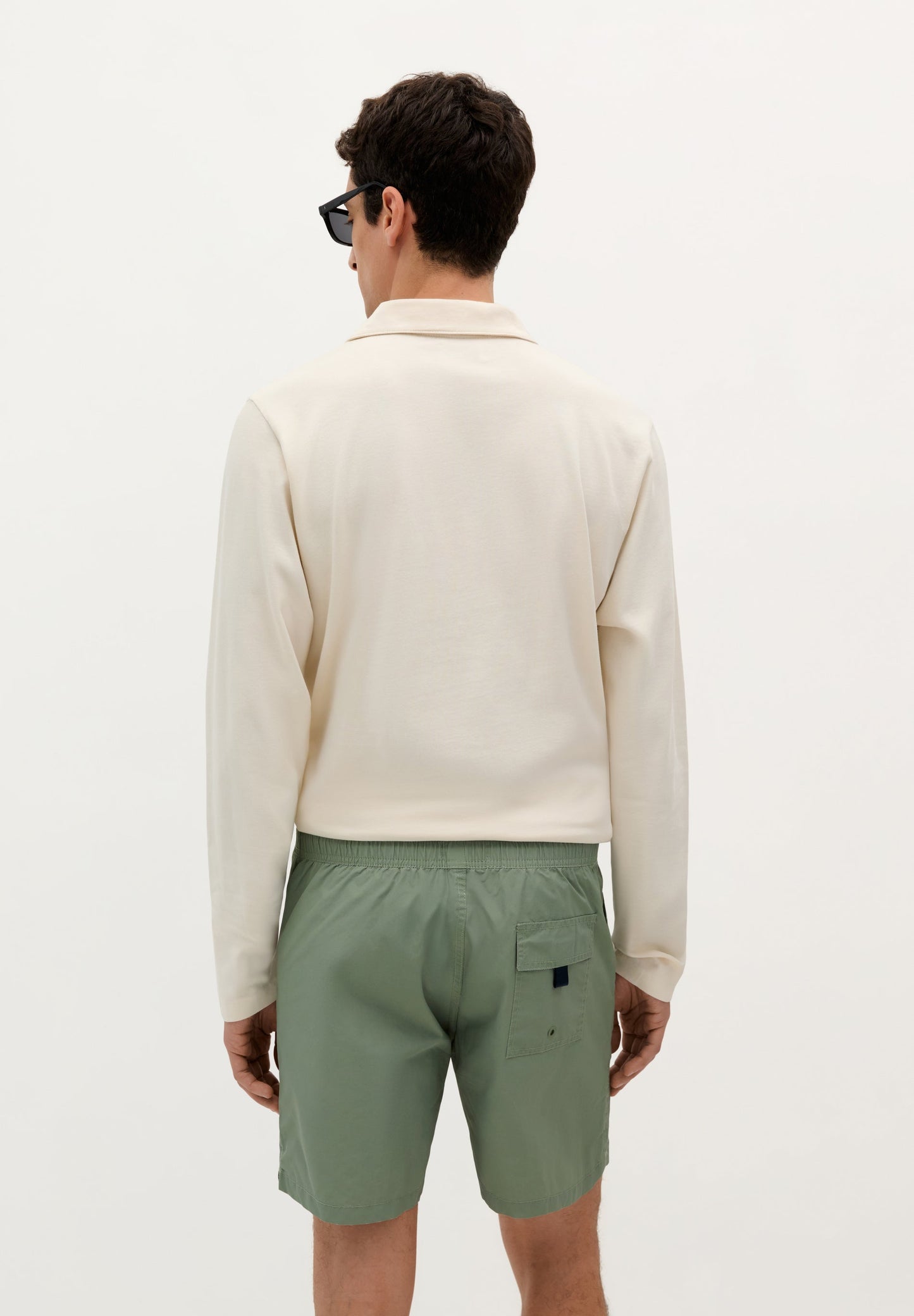 SWIMMING TRUNKS WITH PLAIN LOGO