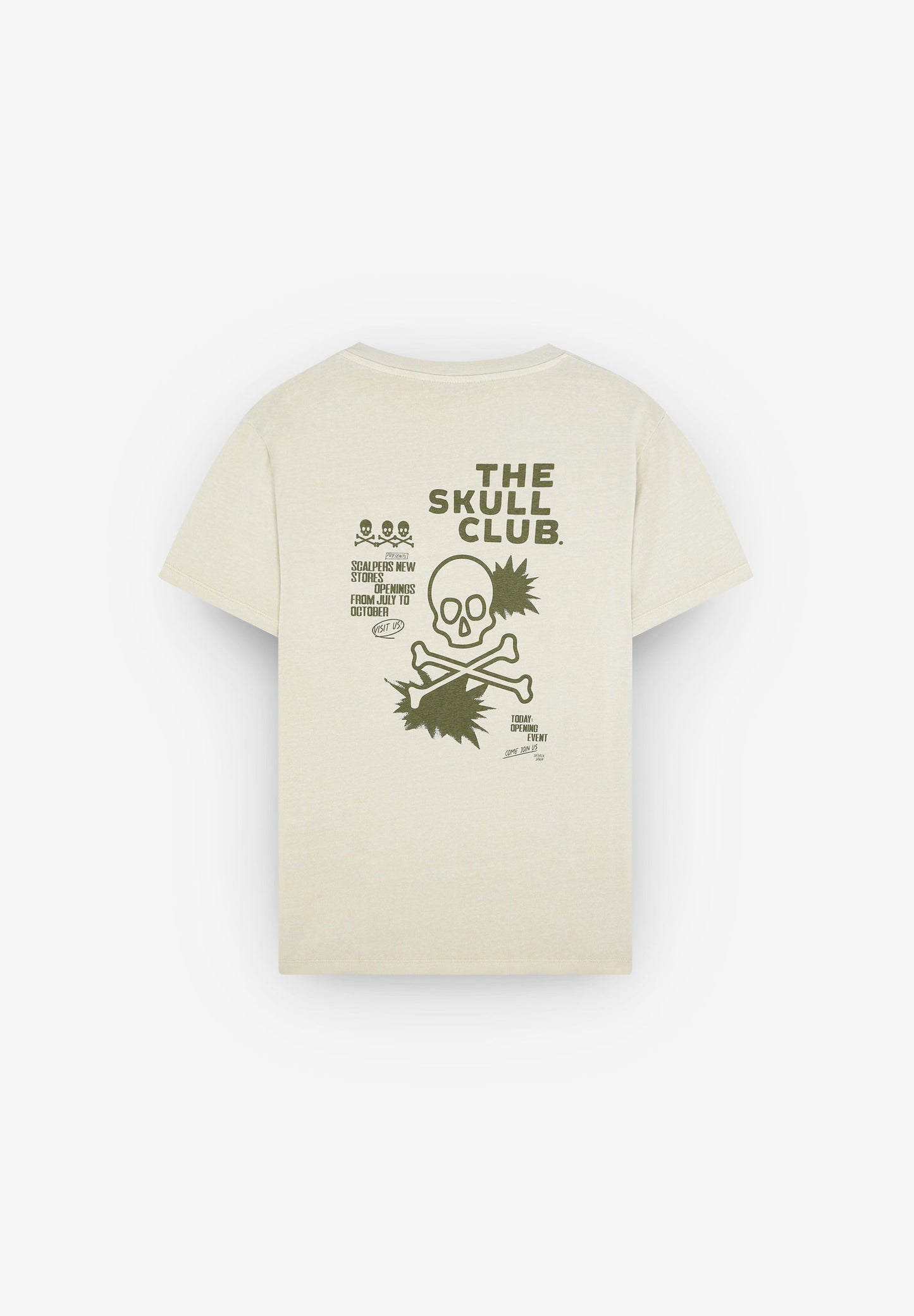 T-SHIRT WITH SKULL ON BACK