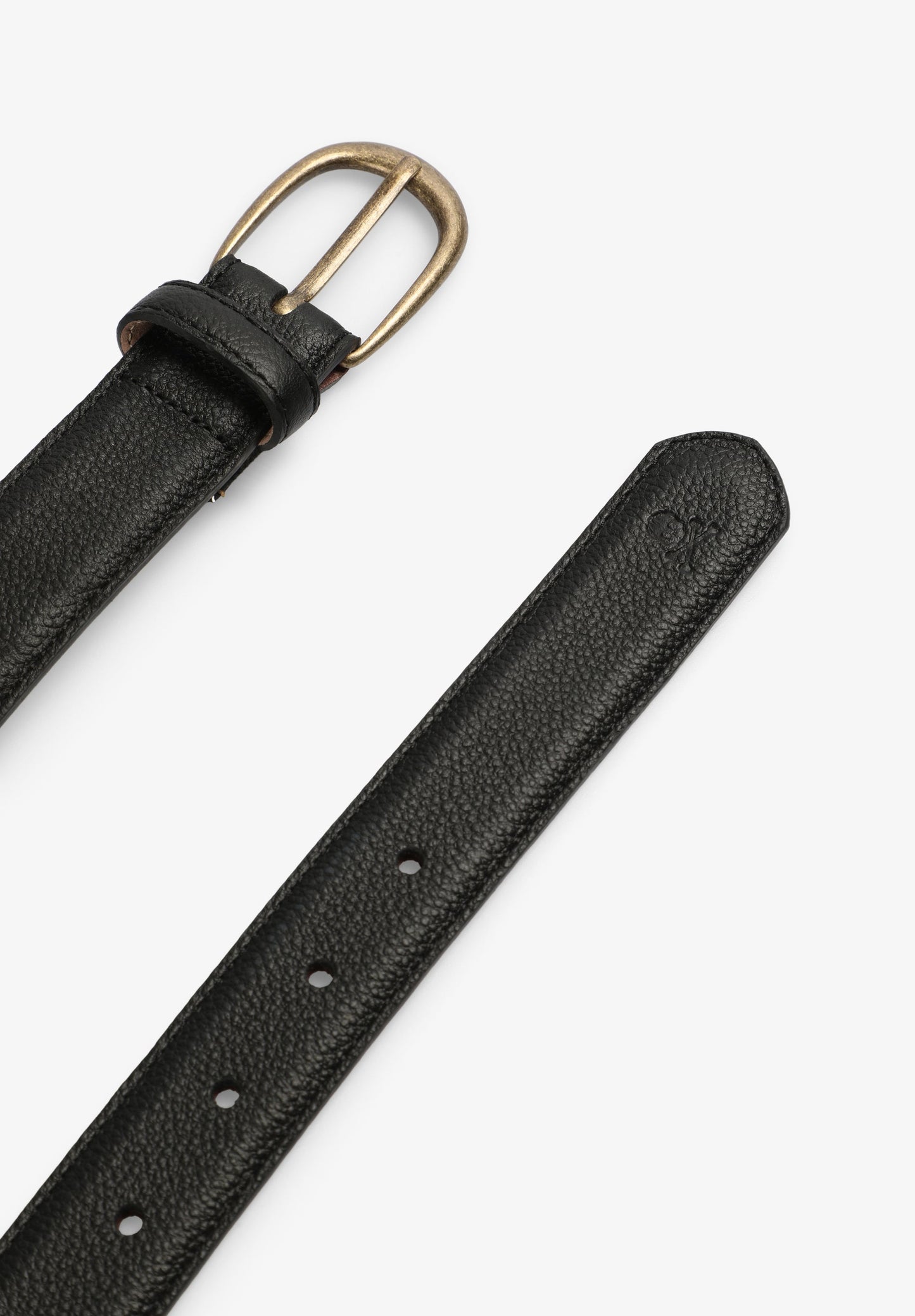 LEATHER BELT WITH BUCKLE