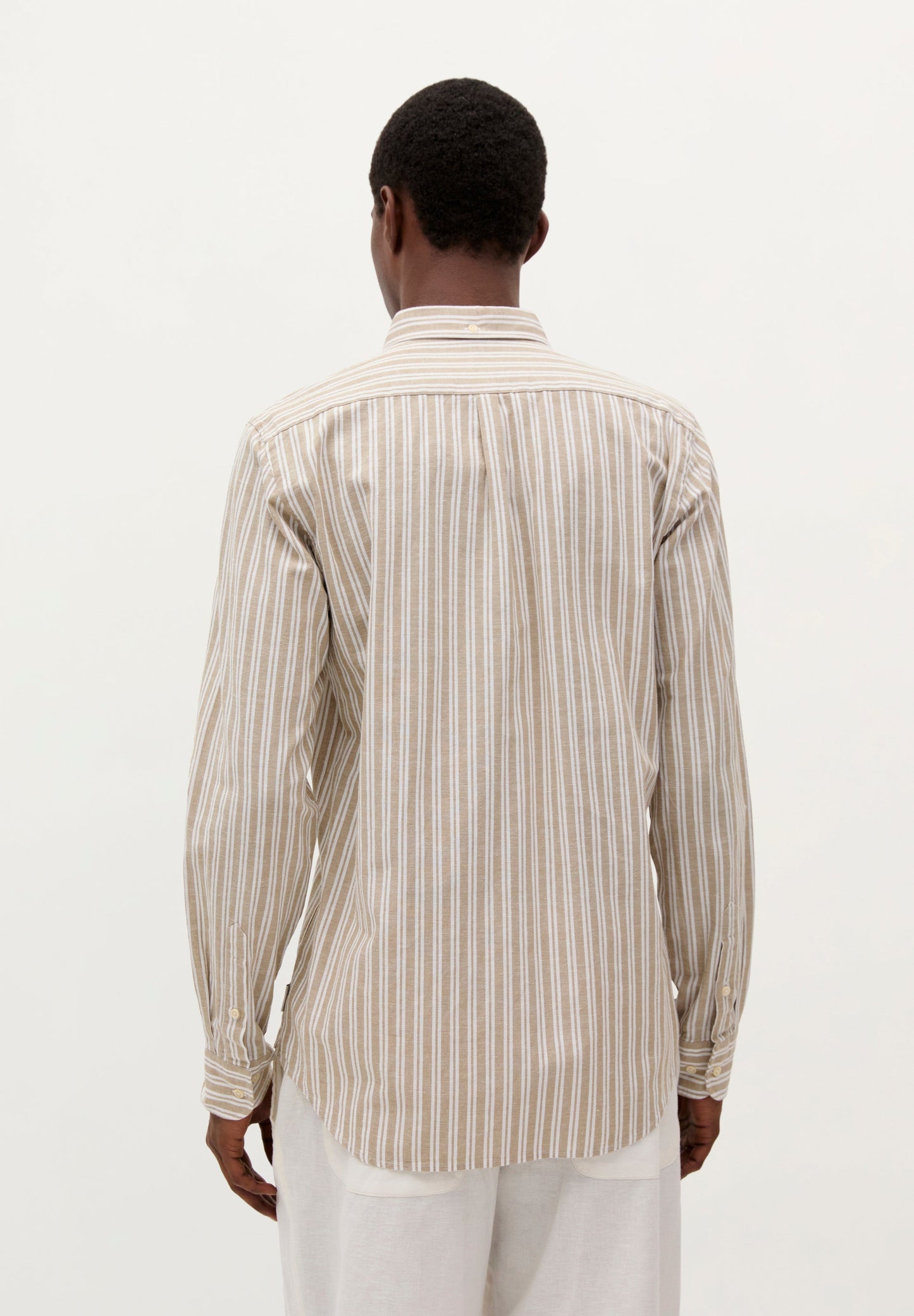 STRIPED SHIRT WITH CONTRAST SKULL