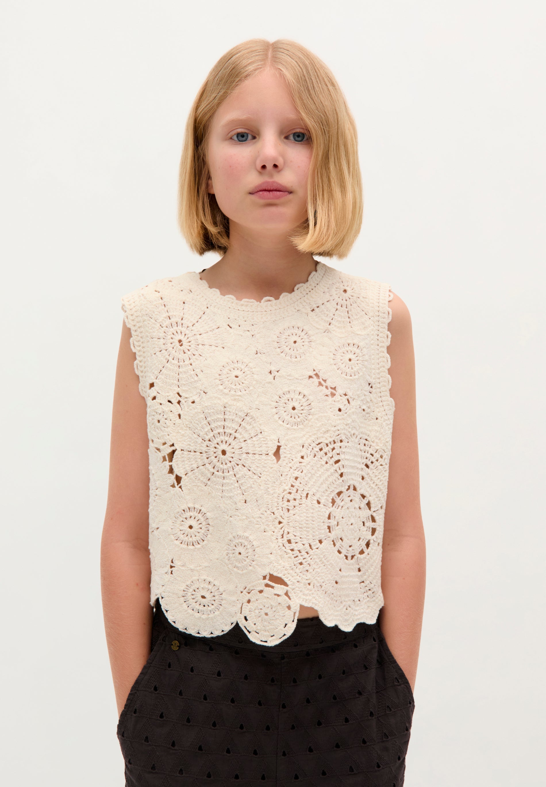 SCFLOWERS CROCHET TOP GIRLS