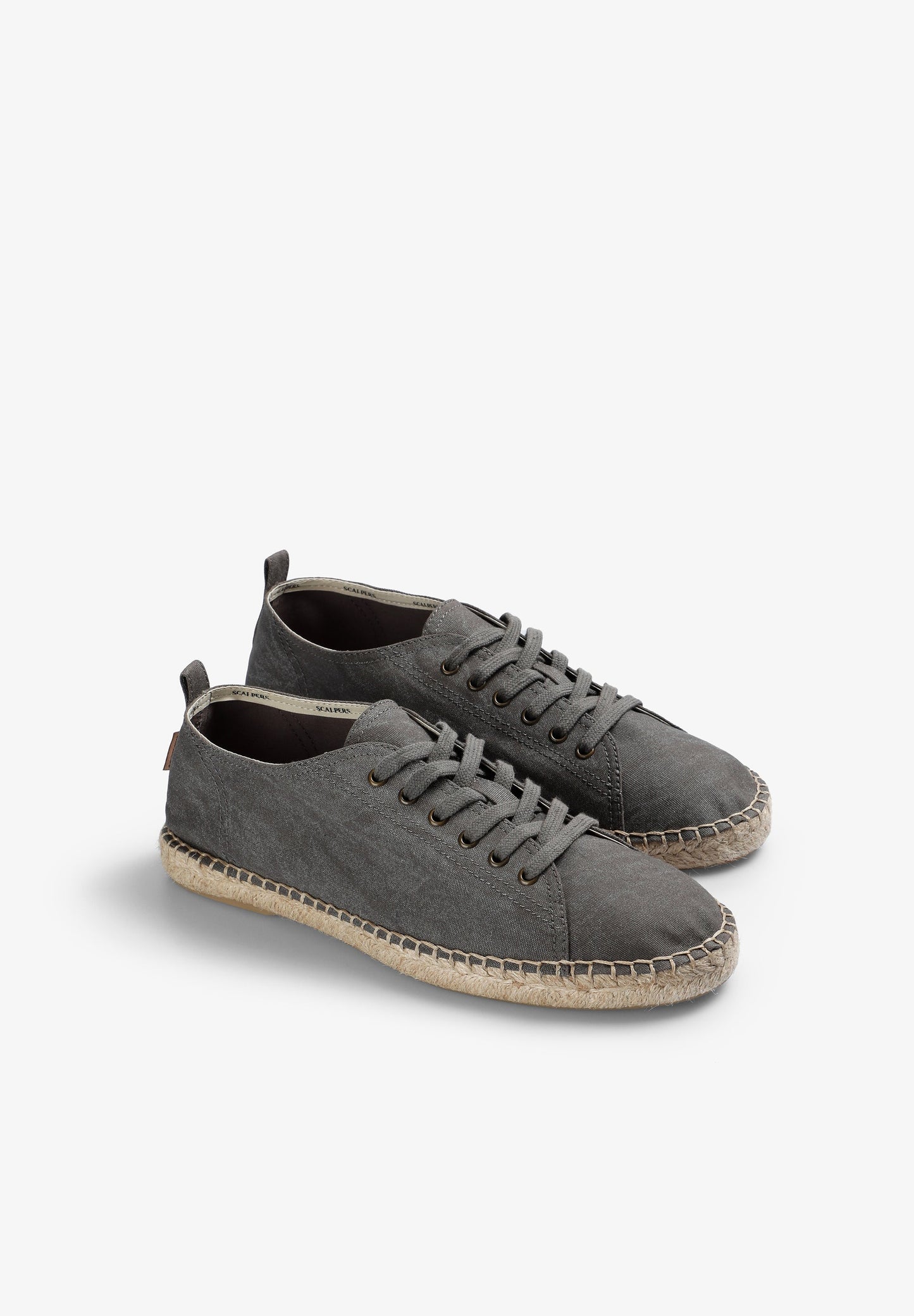 KNIT LACE-UP ESPADRILLES