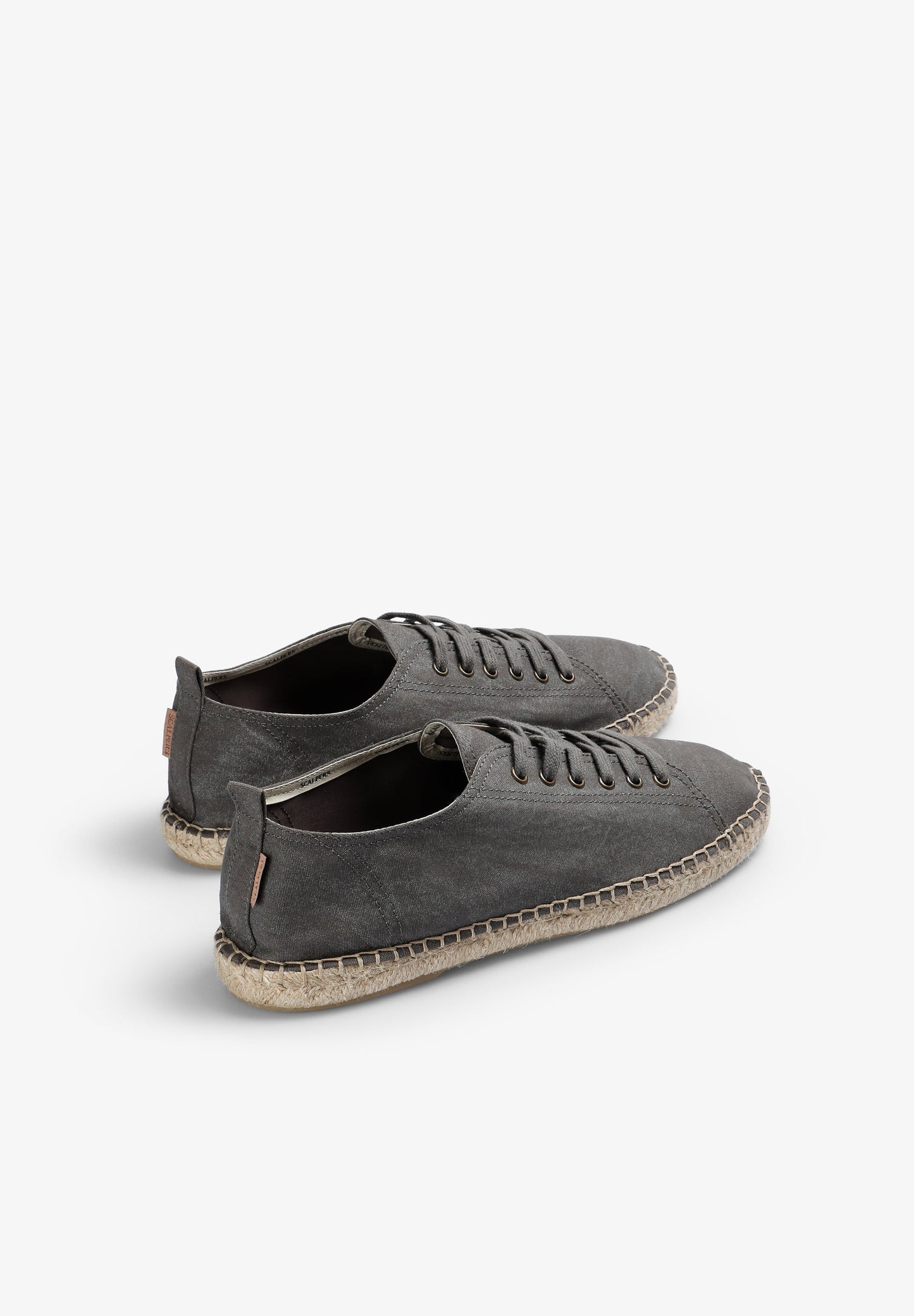 KNIT LACE-UP ESPADRILLES
