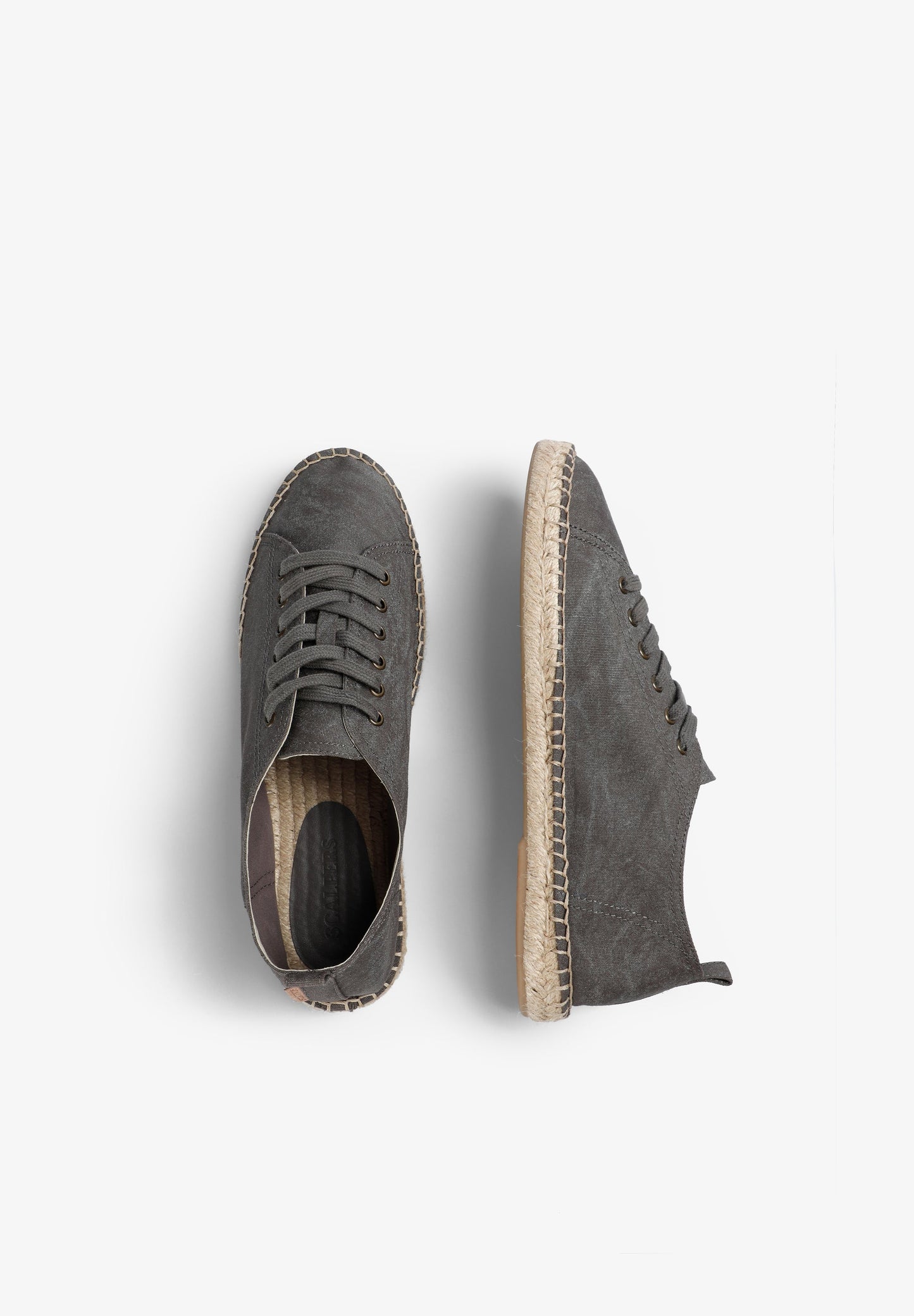 KNIT LACE-UP ESPADRILLES