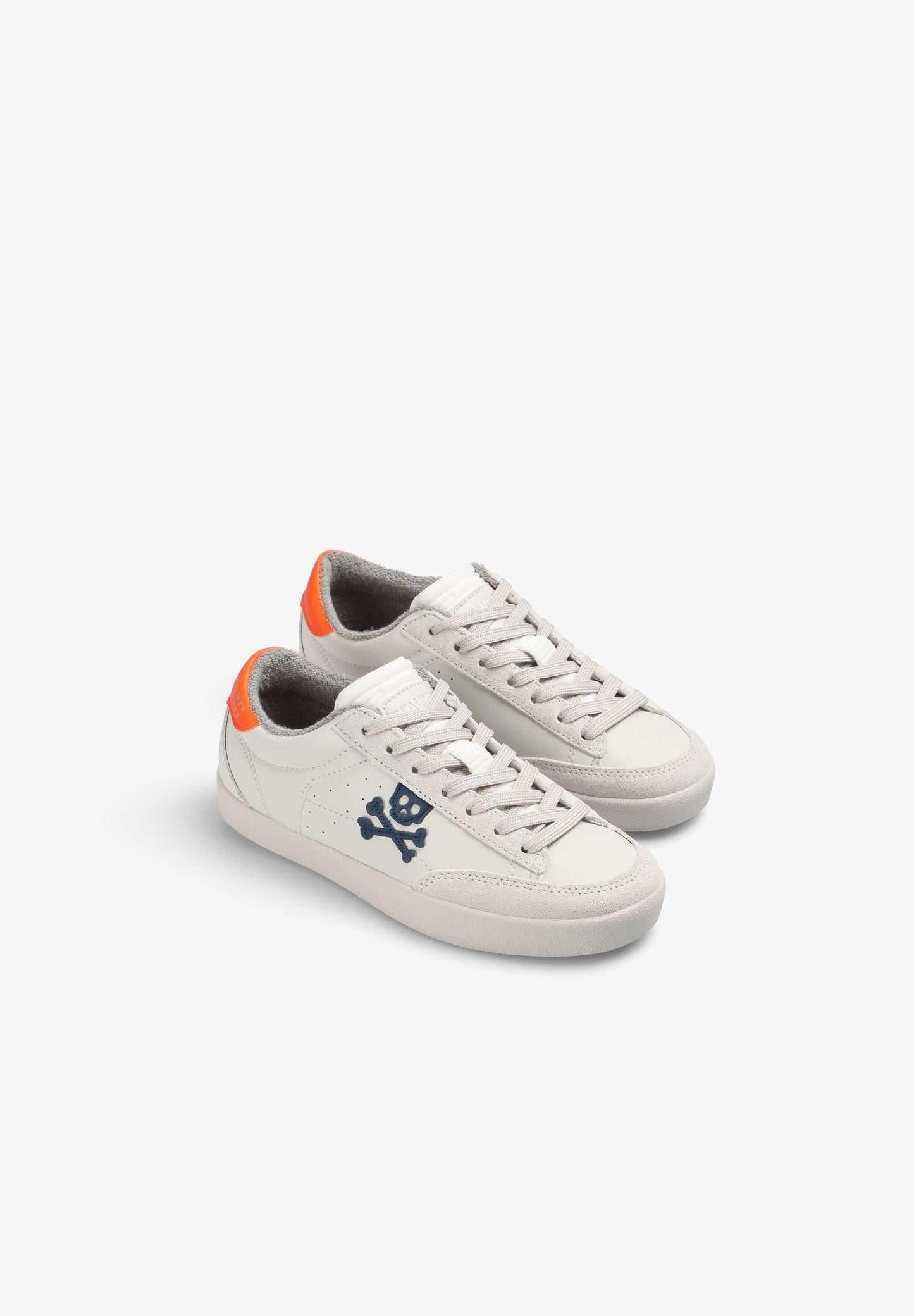 LOW TOP SNEAKERS WITH SIDE SKULL