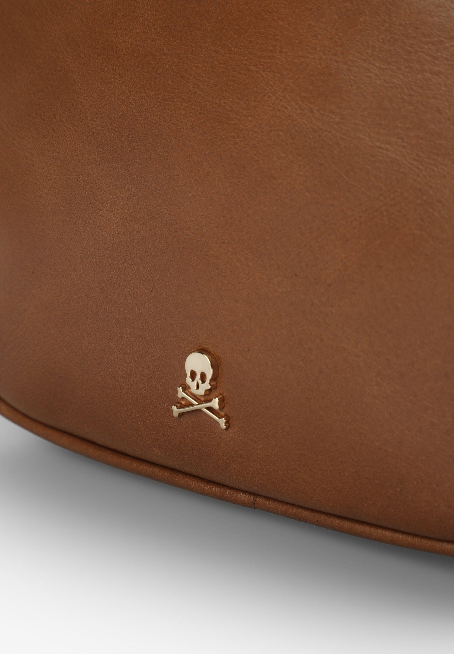 LEATHER CROSSBODY BAG WITH SKULL