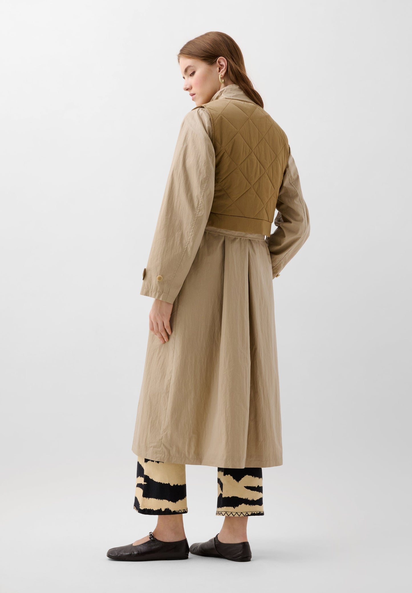 TRENCH COAT WITH REMOVABLE GILET