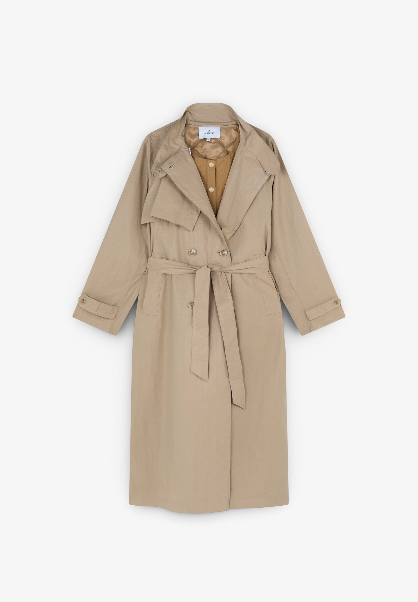 TRENCH COAT WITH REMOVABLE GILET
