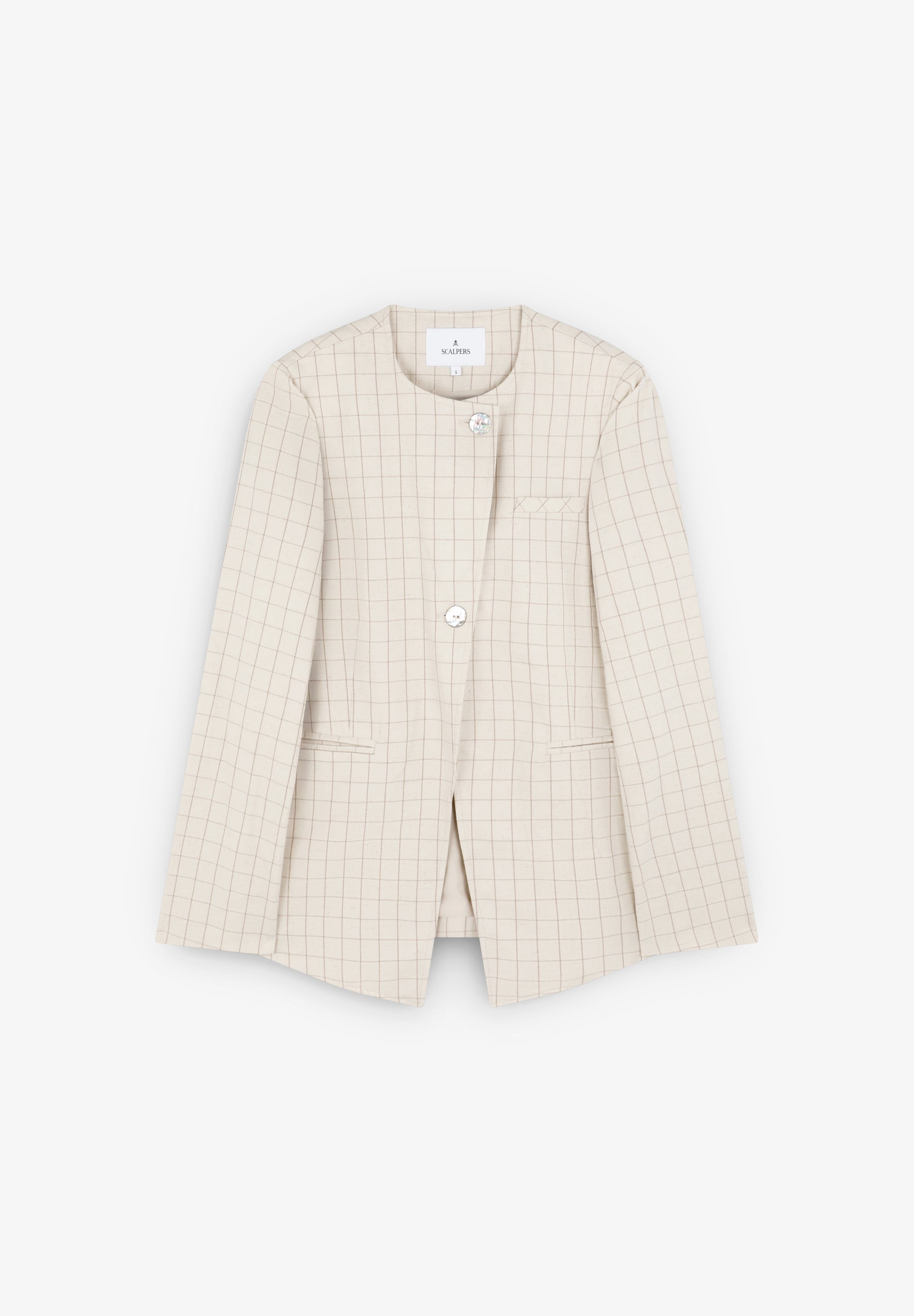 MULTI-POSITION CHECK BLAZER