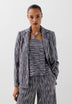PRINTED KNIT BLAZER