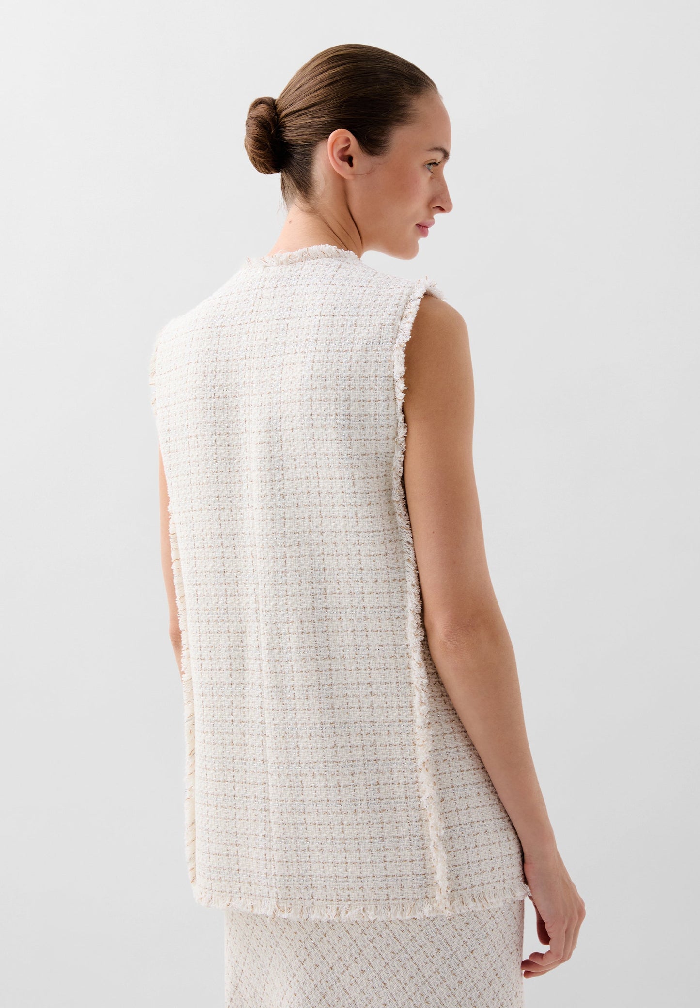 RUSTIC METALLIC THREAD WAISTCOAT