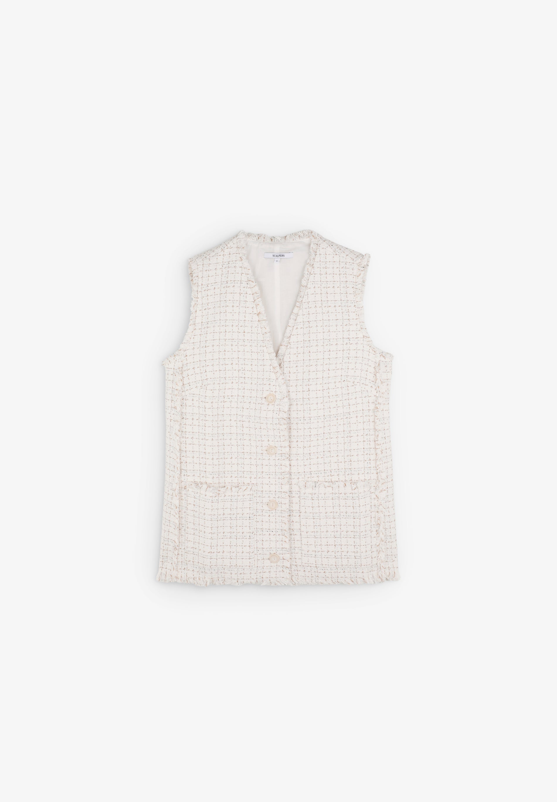 RUSTIC METALLIC THREAD WAISTCOAT