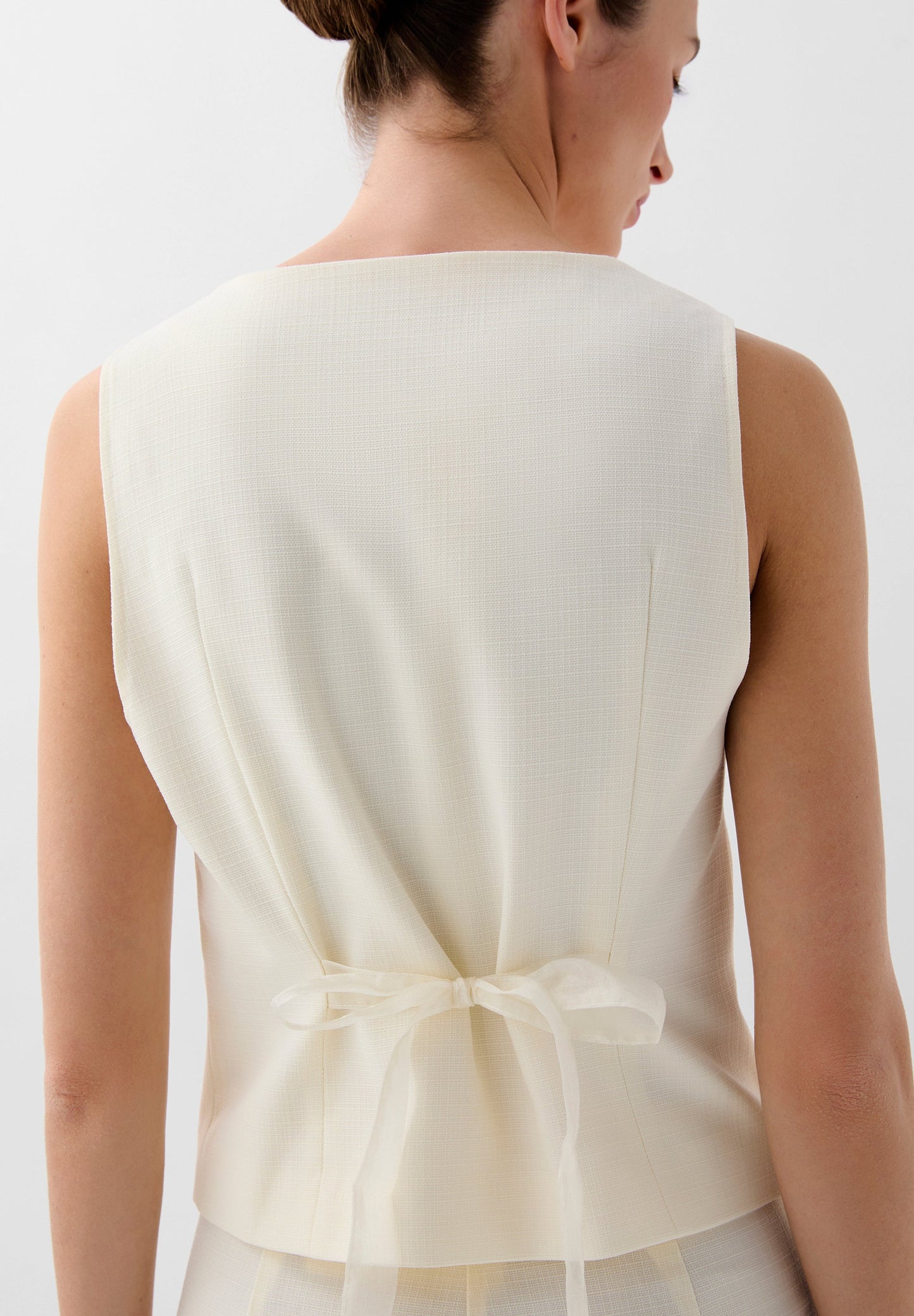 BACK TIE WAISTCOAT