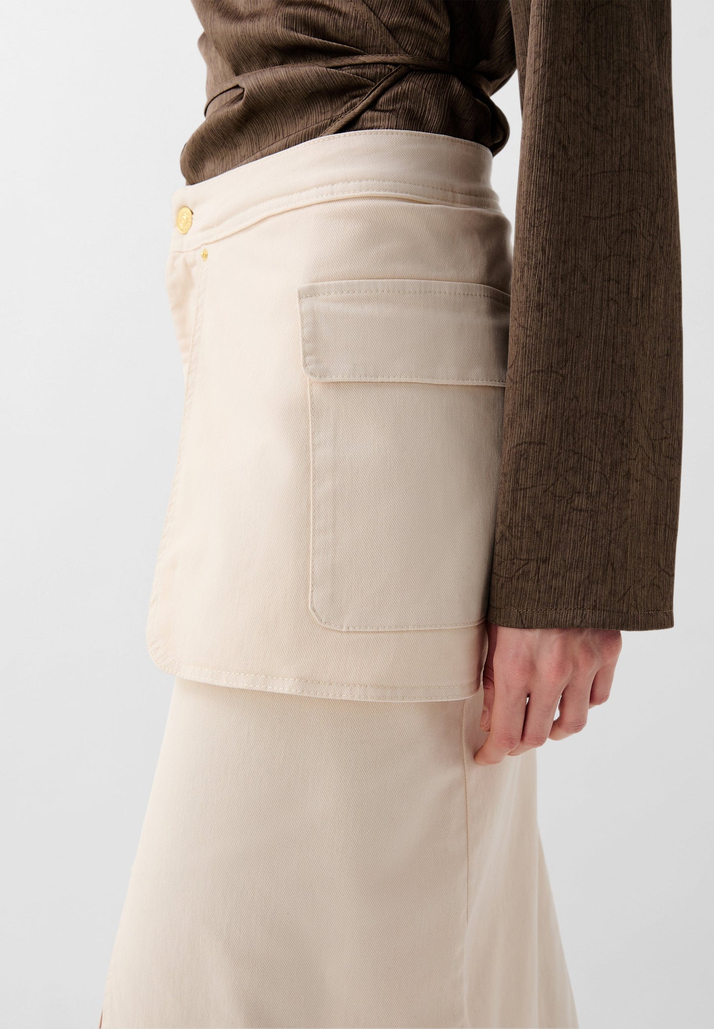 MIDI SKIRT WITH POCKET