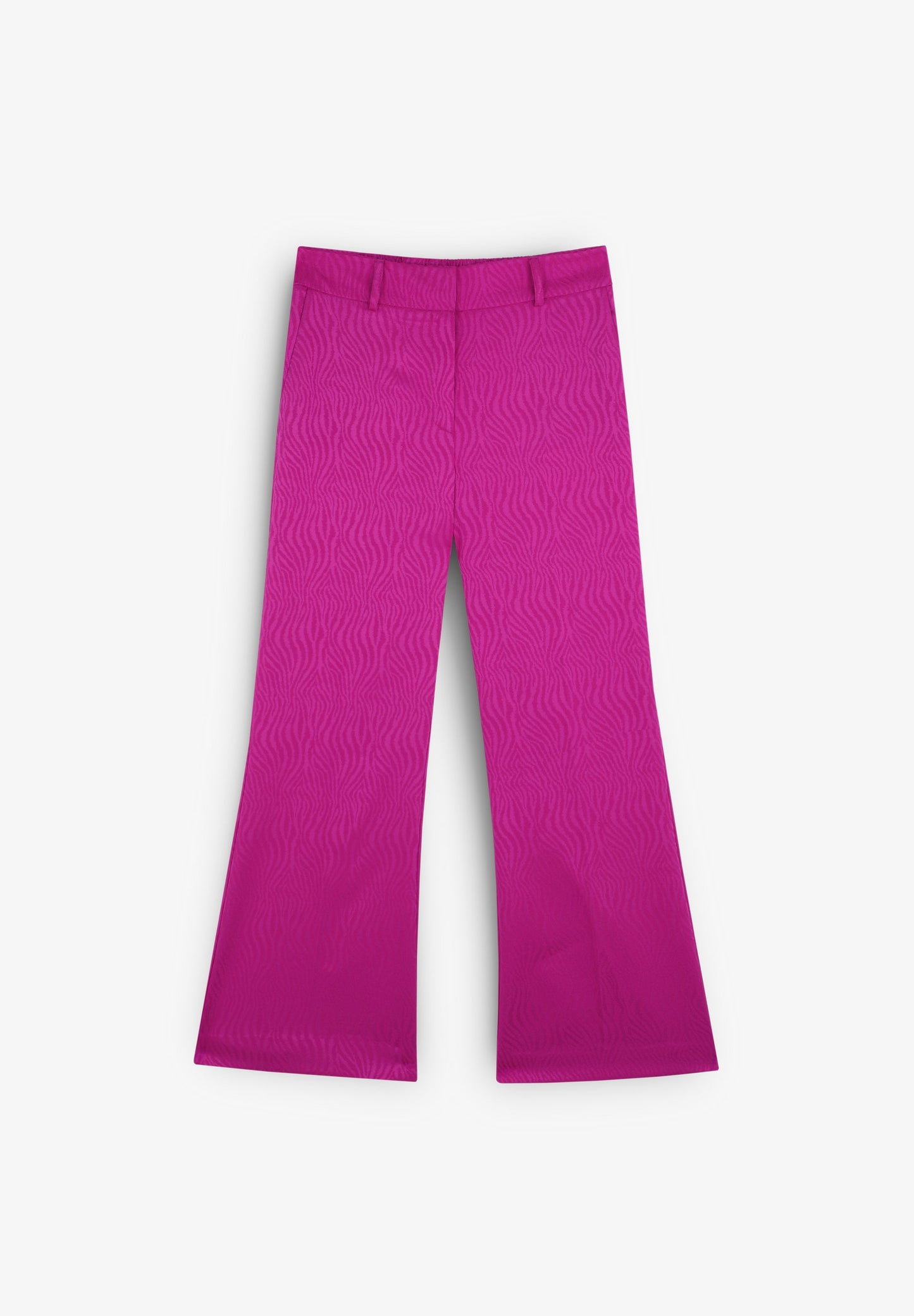 SATIN JACQUARD TROUSERS