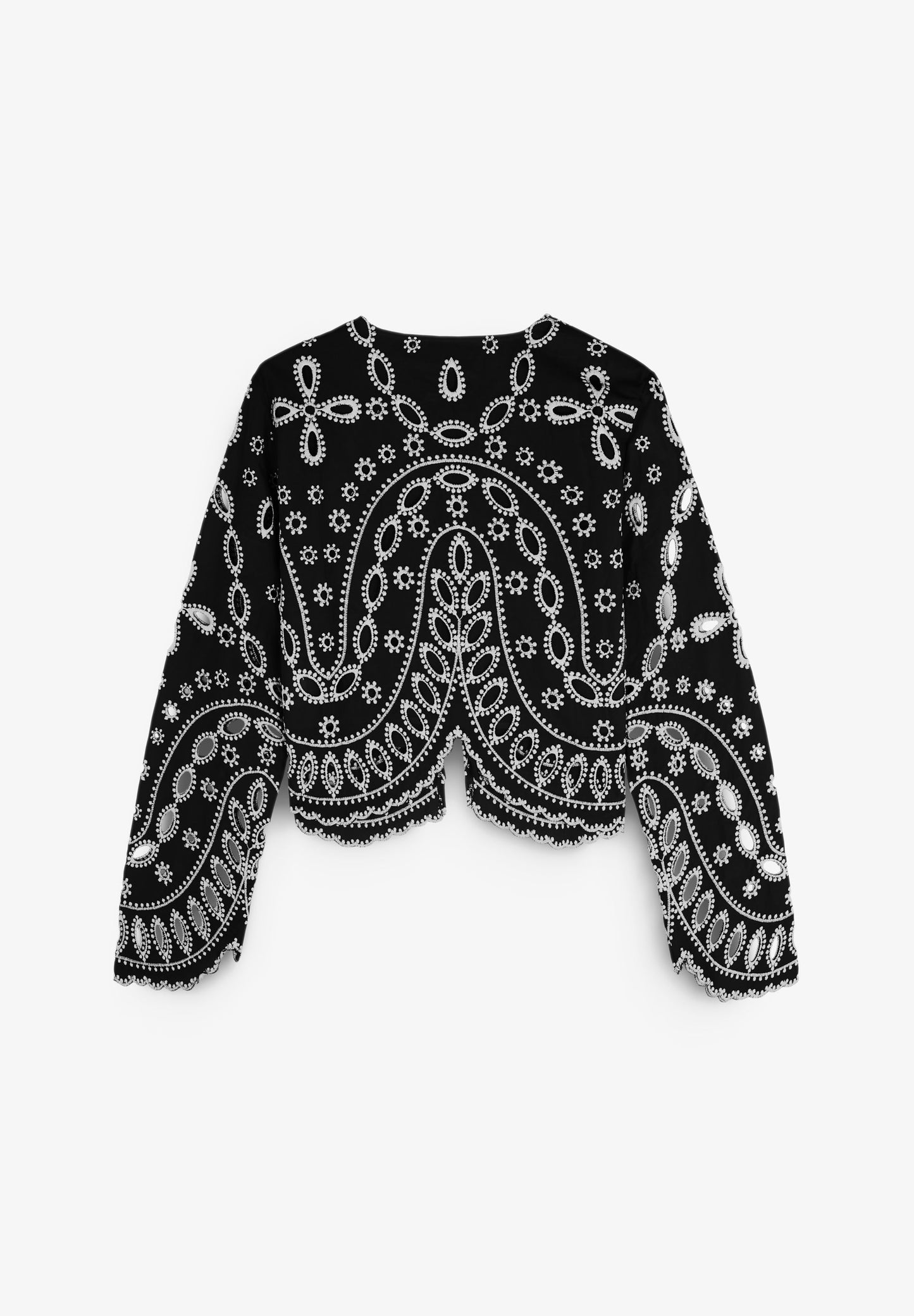 CONTRAST EMBROIDERED SHIRT