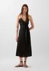 ASYMMETRIC NECKLINE DRESS