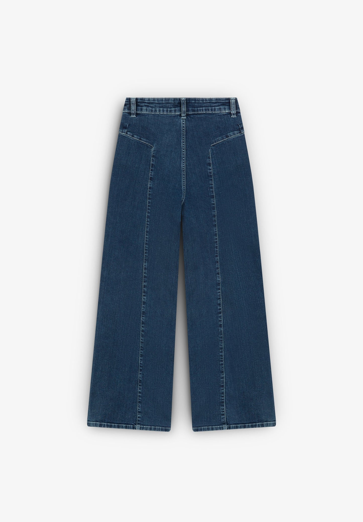 CULOTTE JEANS WITH SEAMS