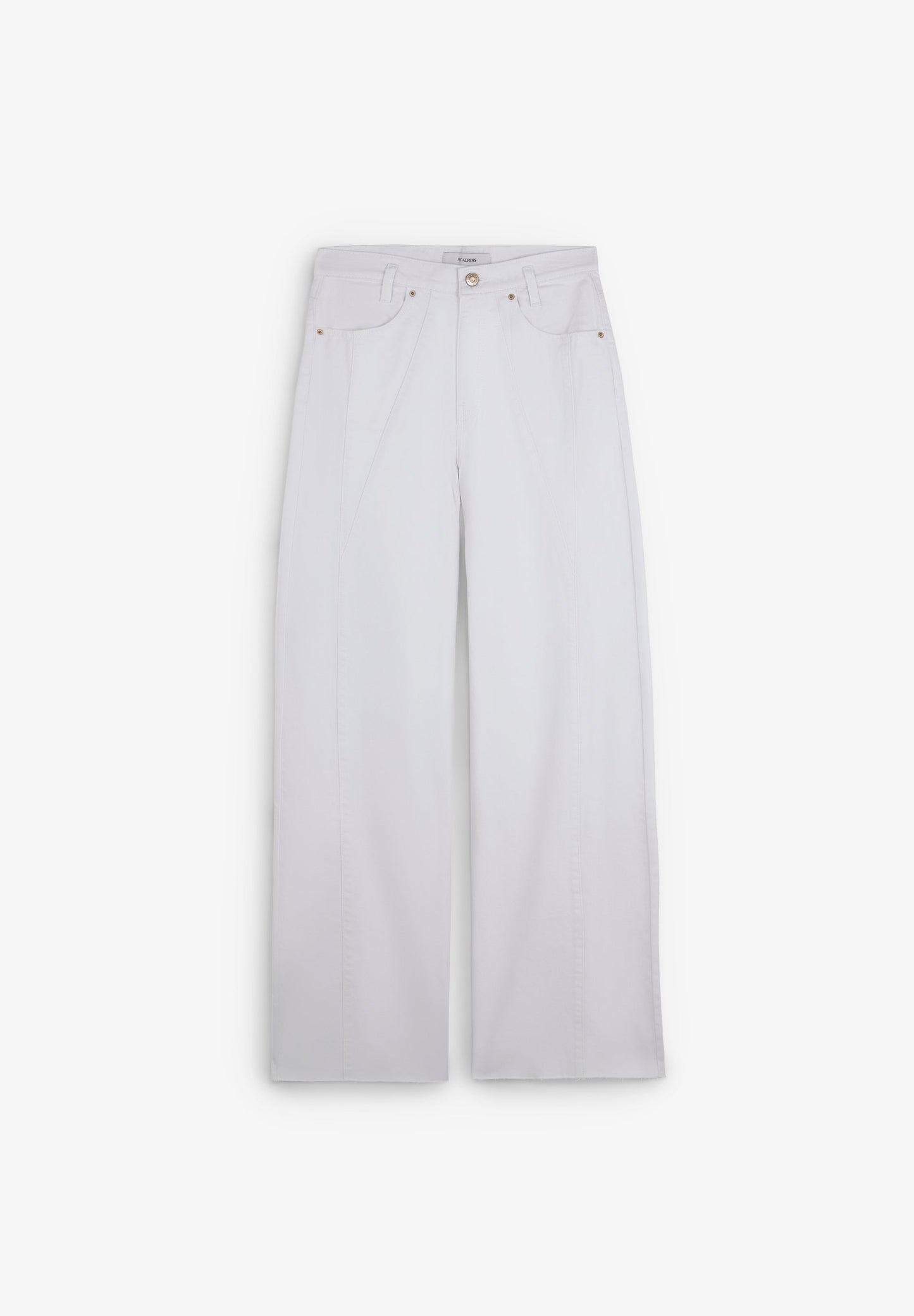 HIGH WAIST JEANS WITH SEAM DETAIL