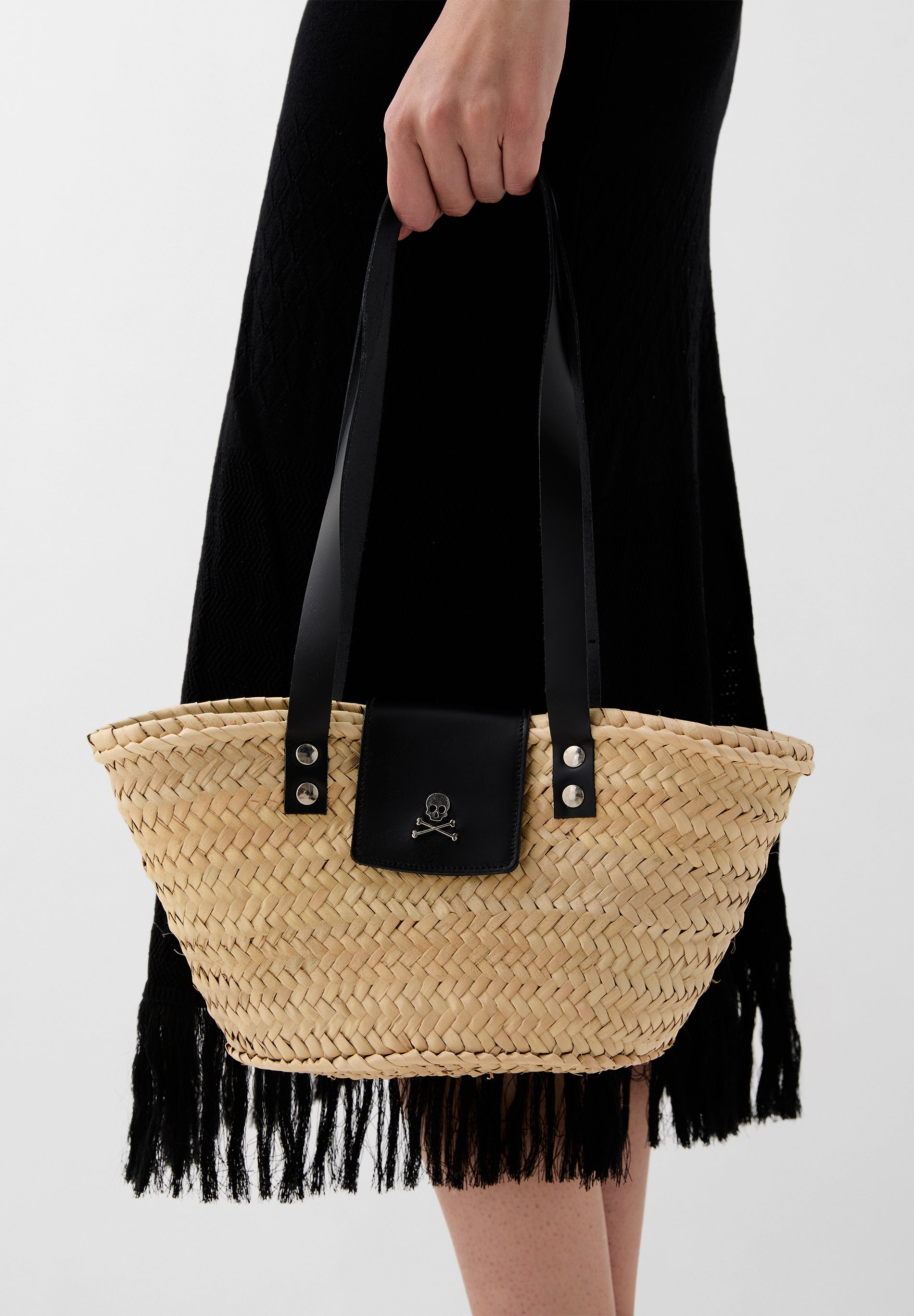 RAFFIA BASKET BAG