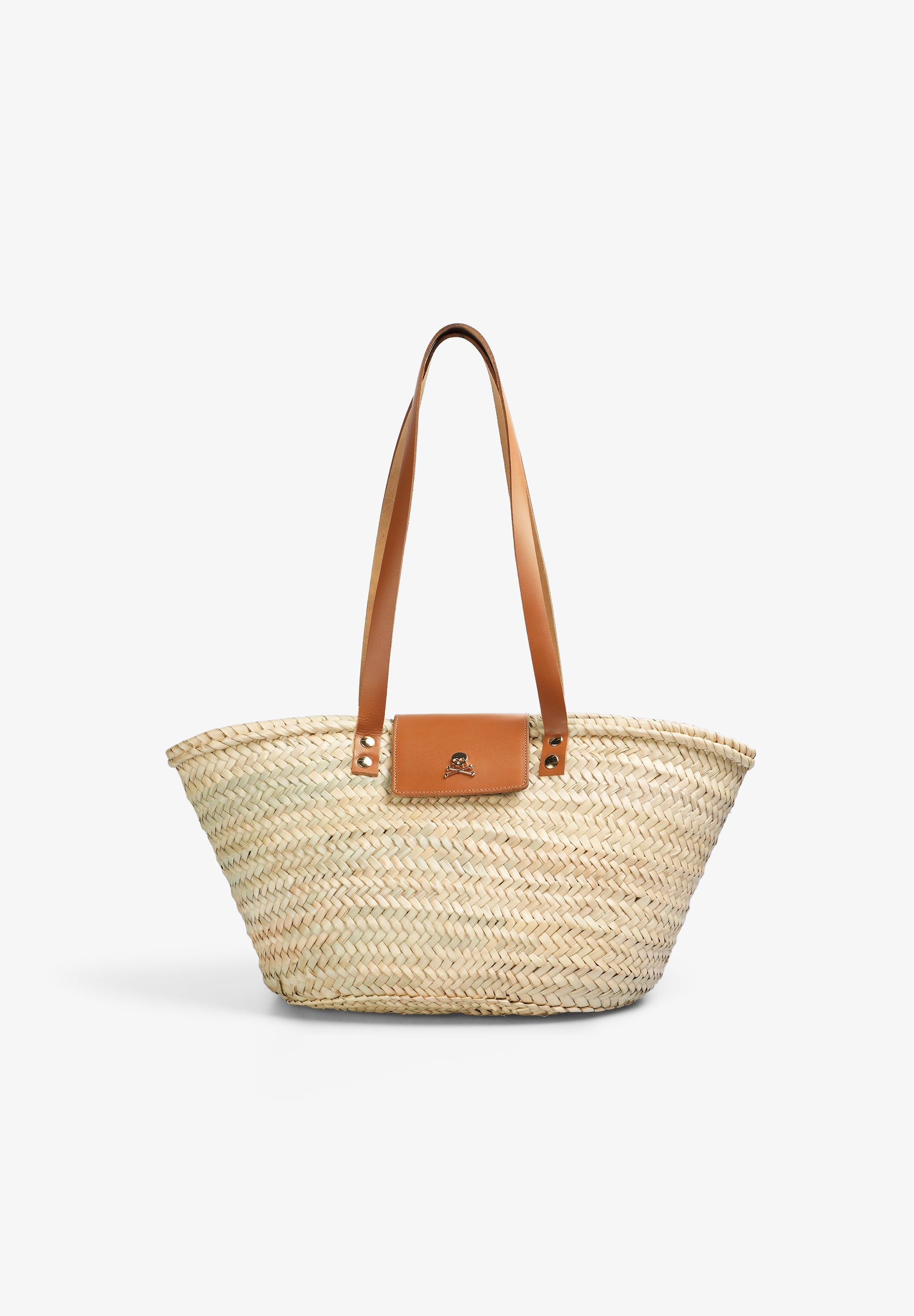 RAFFIA BASKET BAG