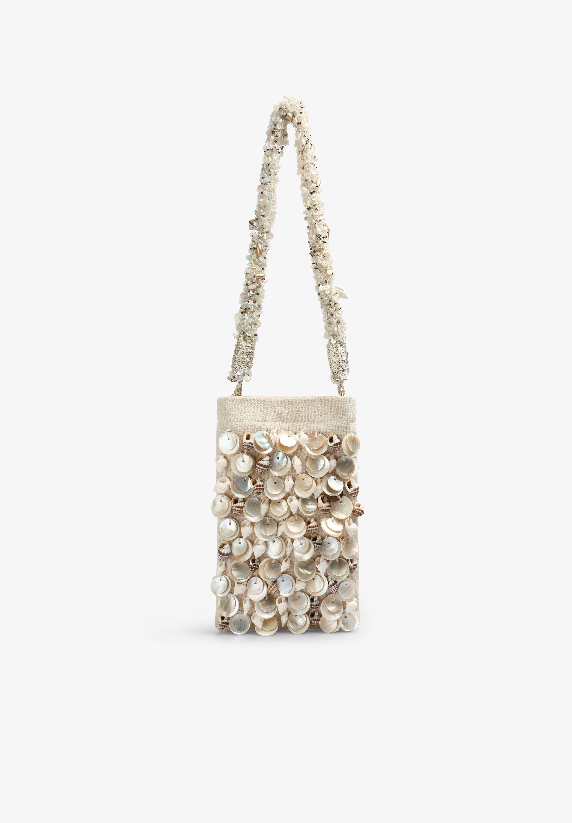 BAG WITH SHELL DETAILS