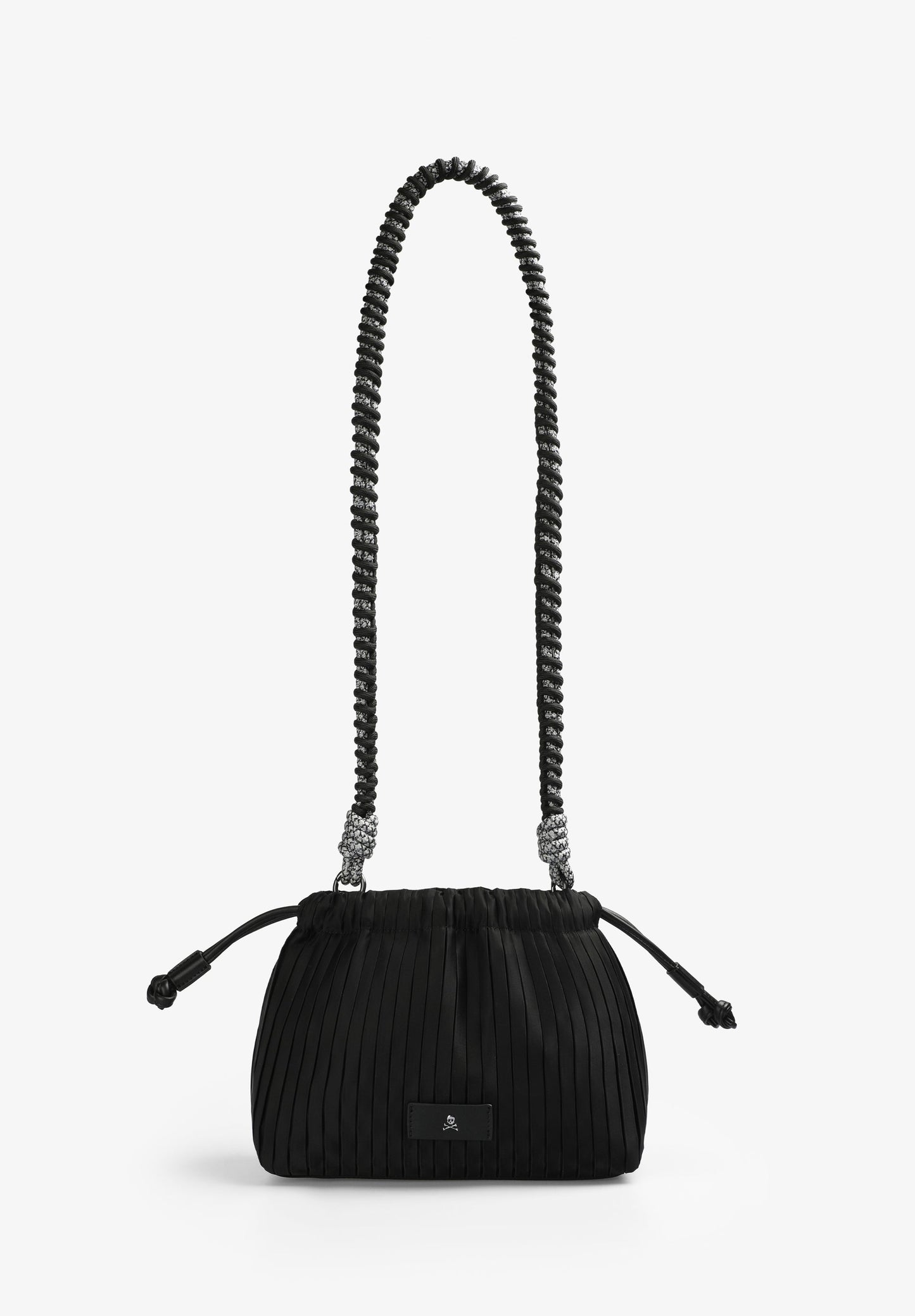 PLEATED BAG WITH ADJUSTABLE HANDLES