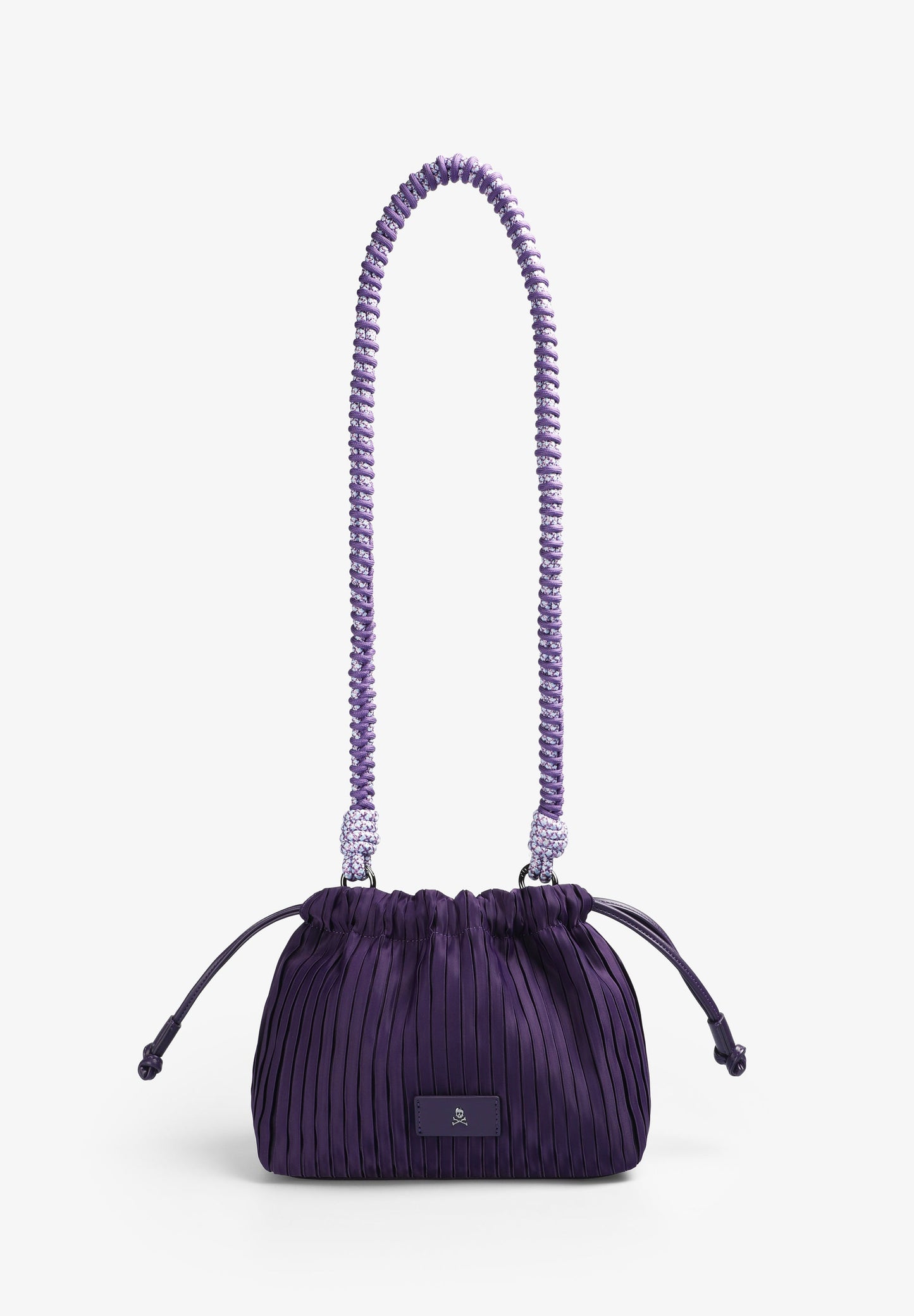 PLEATED BAG WITH ADJUSTABLE HANDLES