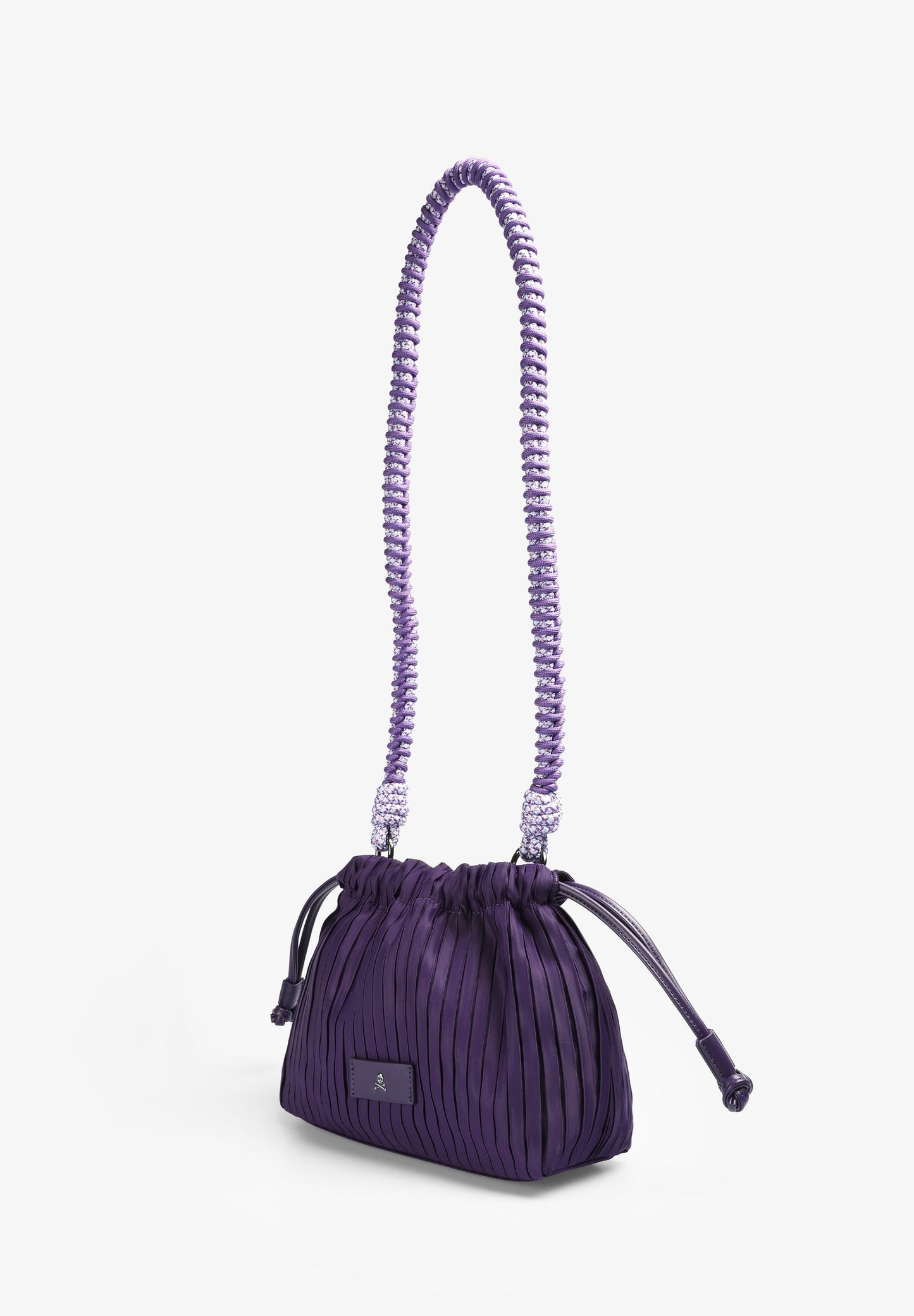 PLEATED BAG WITH ADJUSTABLE HANDLES