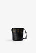 STUDDED LEATHER BUCKET BAG