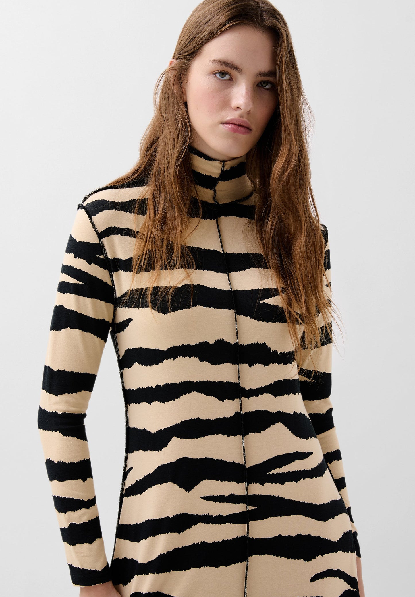 ZEBRA OVERLOCK DRESS