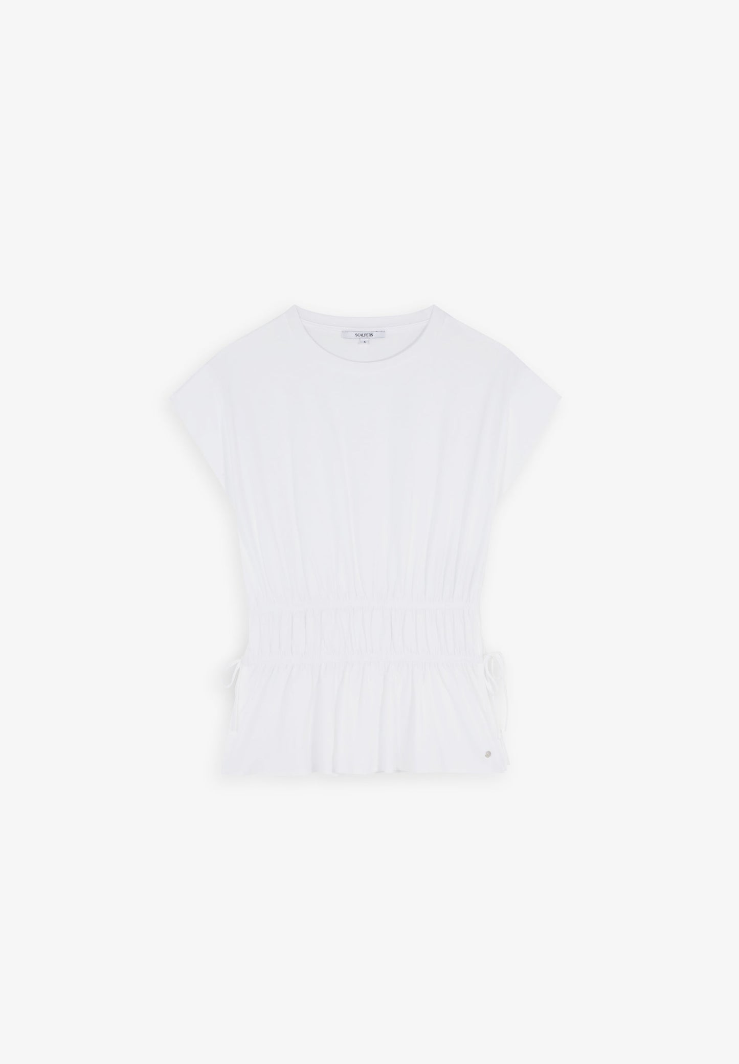 T-SHIRT WITH RUCHED WAIST