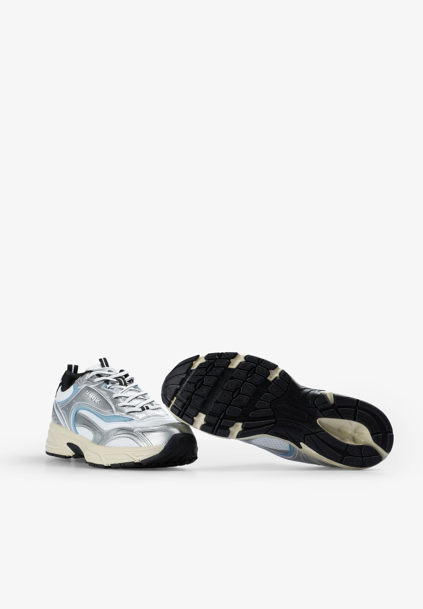 SILVER RUNNER SNEAKERS