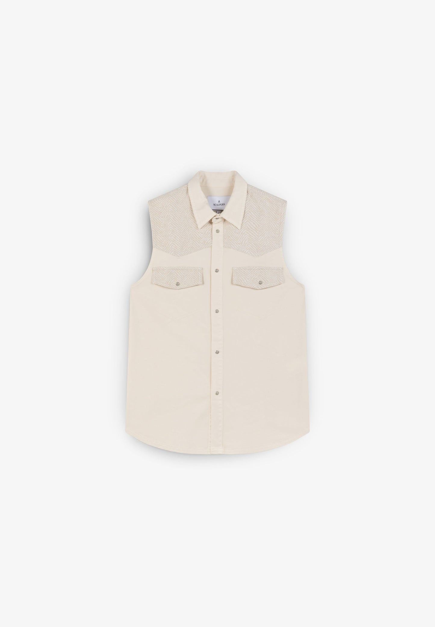 GILET WITH CONTRAST POCKETS