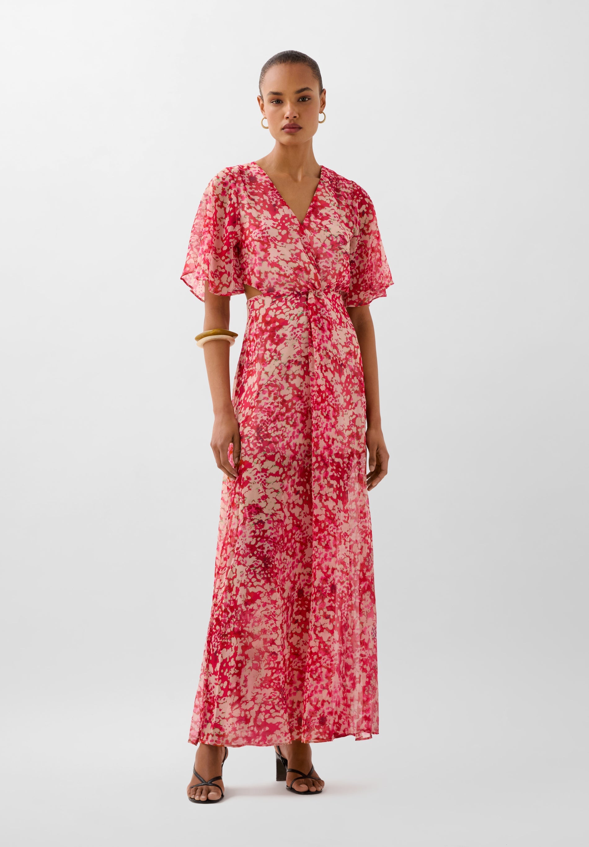 FLOWING PRINTED DRESS