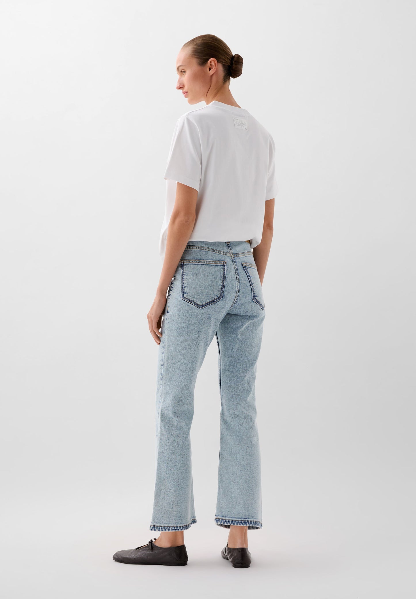 SCANKLE STITCHING DENIM PANT