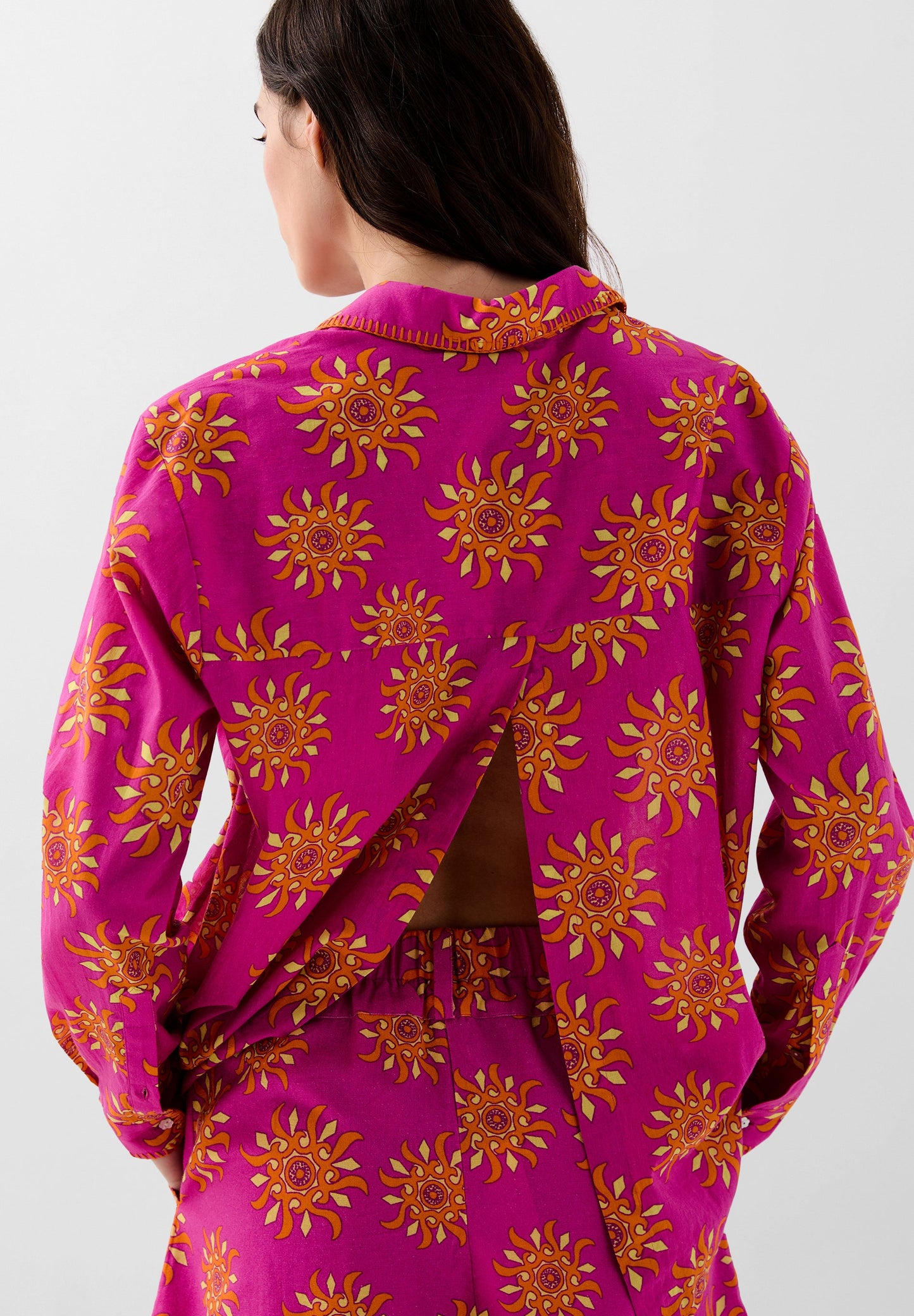 SC SUN COLOUR PRINT SHIRT