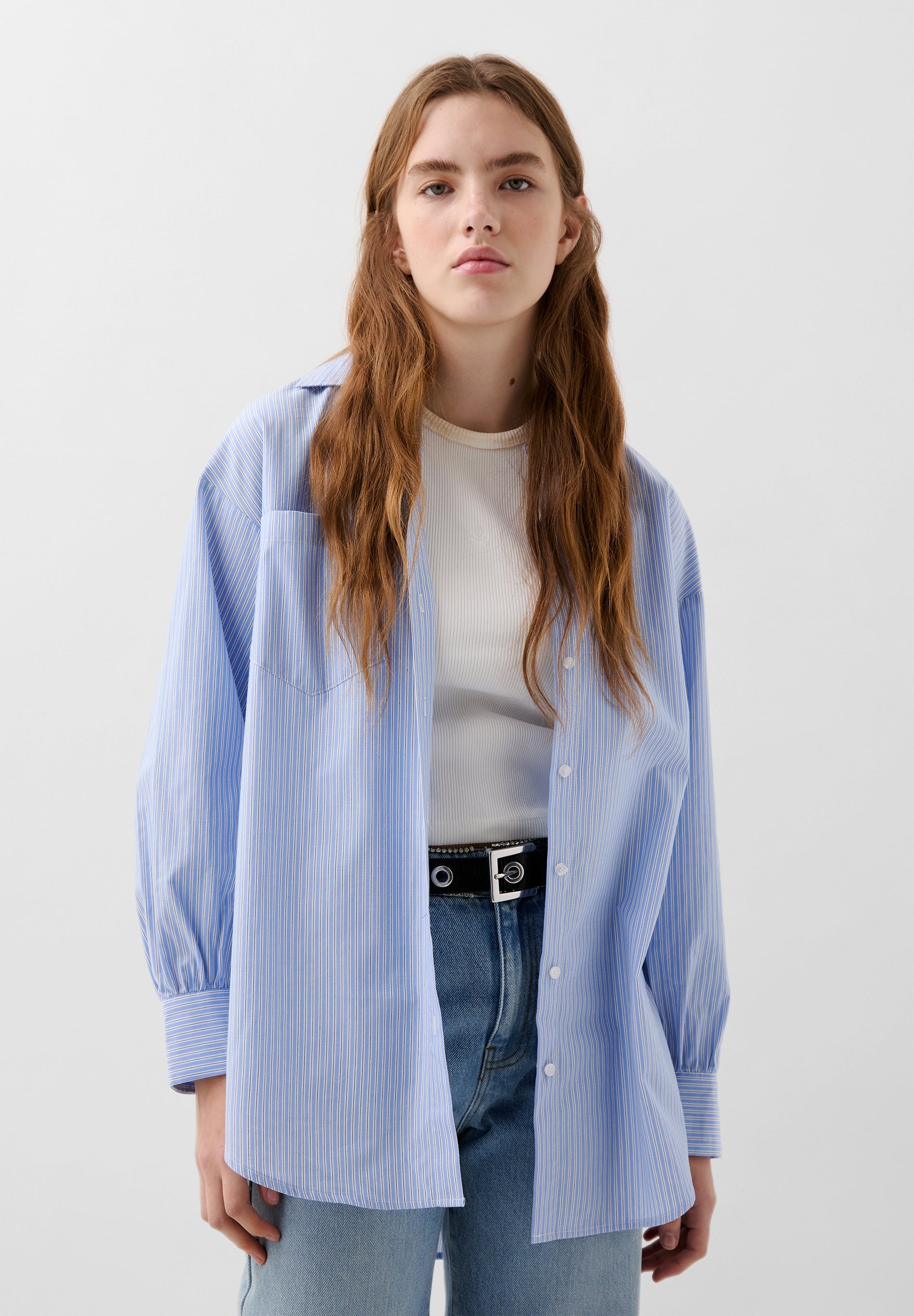 STRIPED SHIRT AND TOP