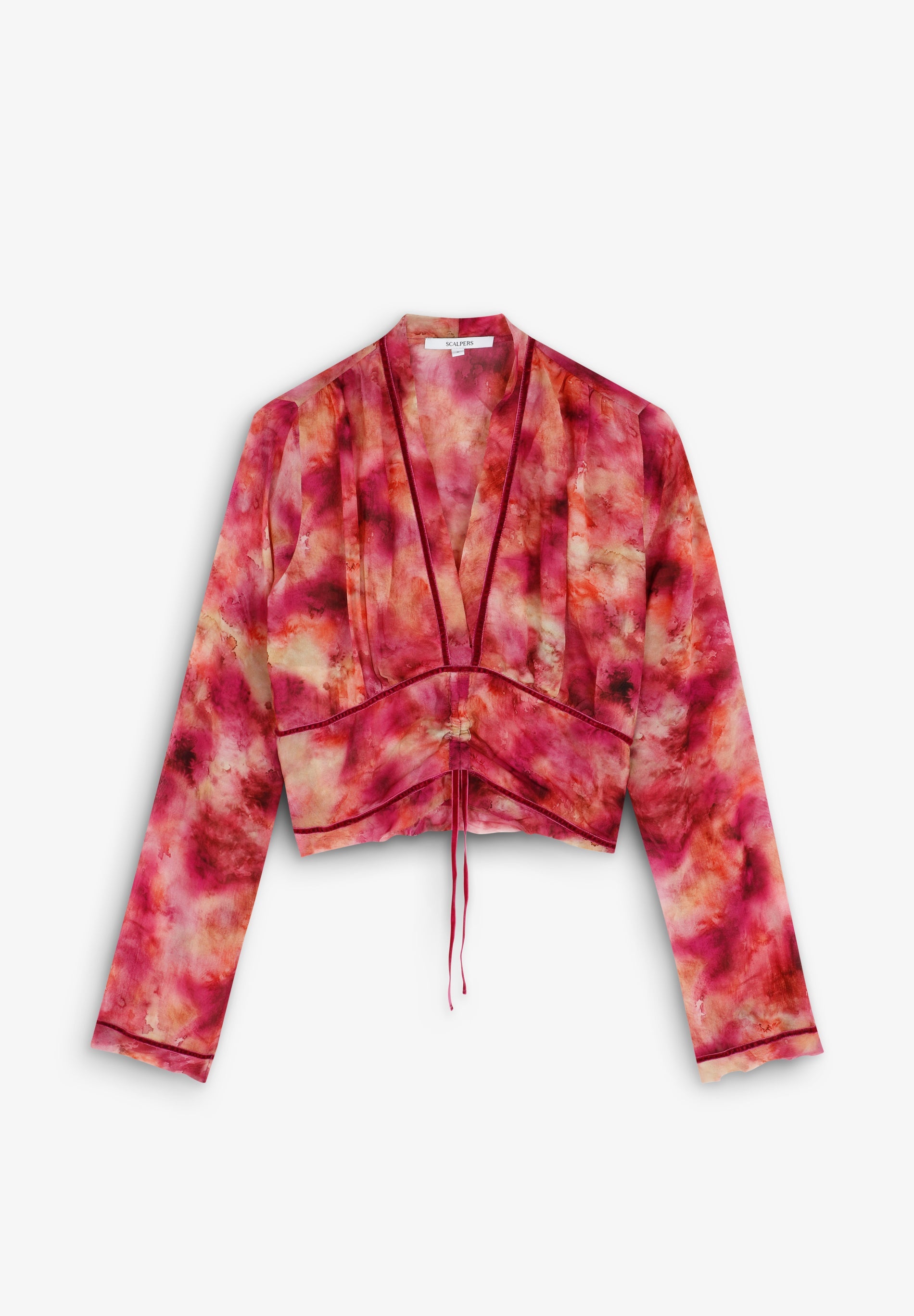 SCTIE VELVET PRINT SHIRT