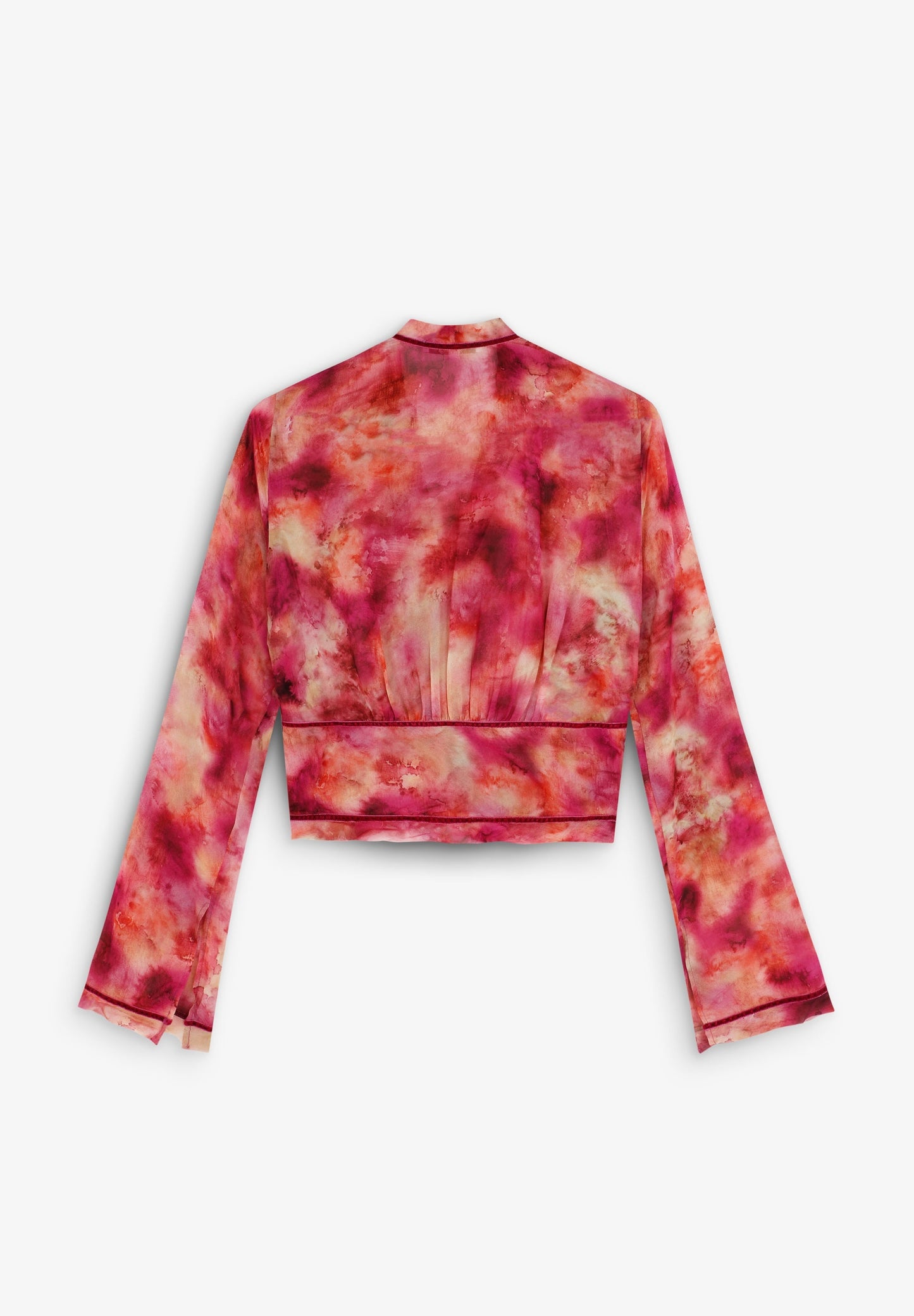 SCTIE VELVET PRINT SHIRT