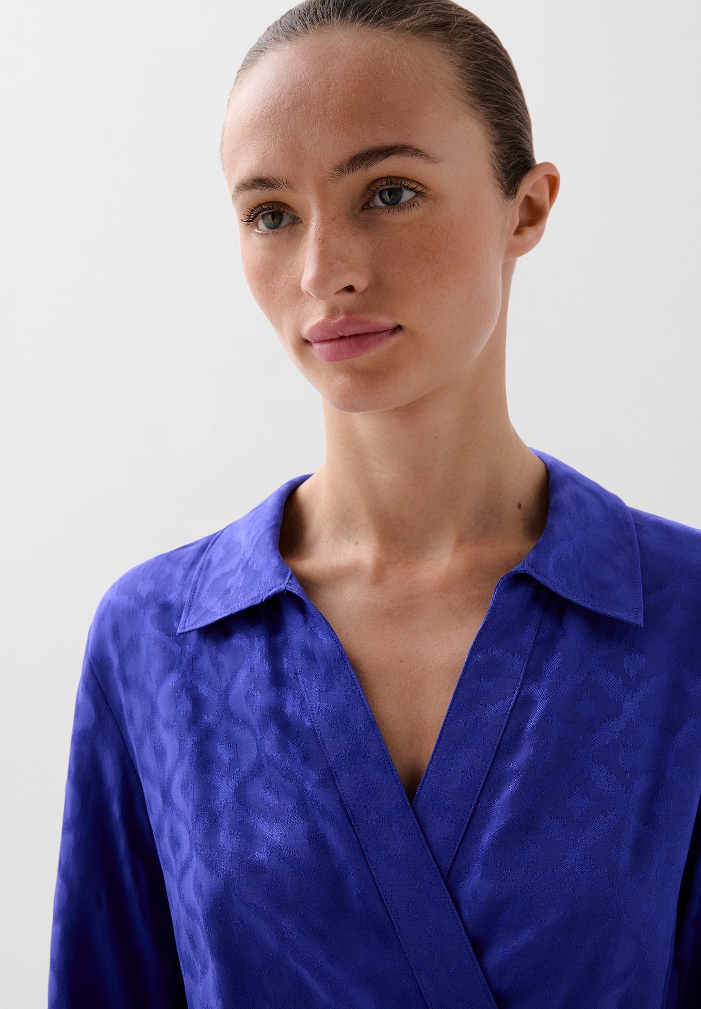 TIE WAIST JACQUARD KAFTAN