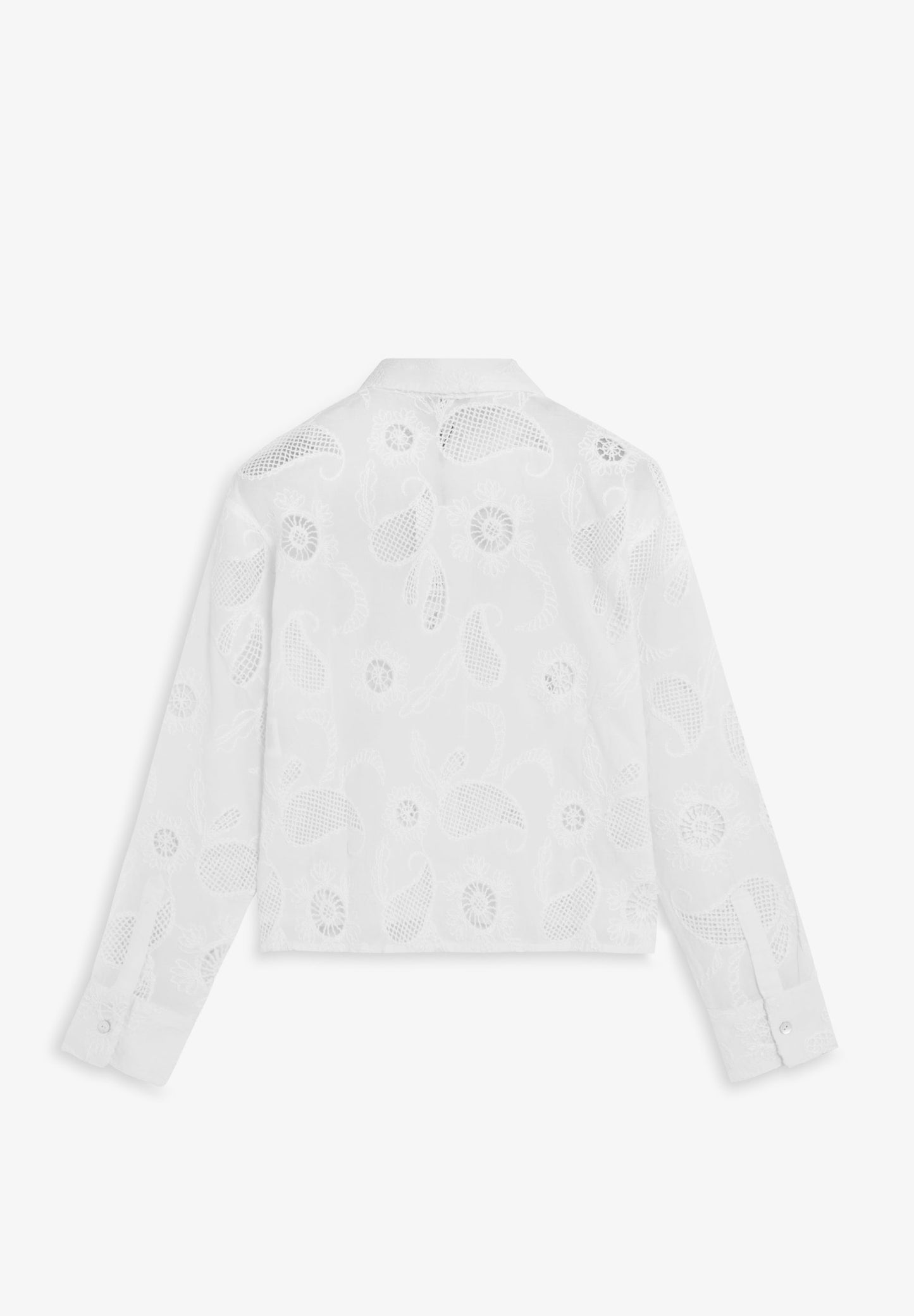 PERFORATED EMBROIDERED SHIRT
